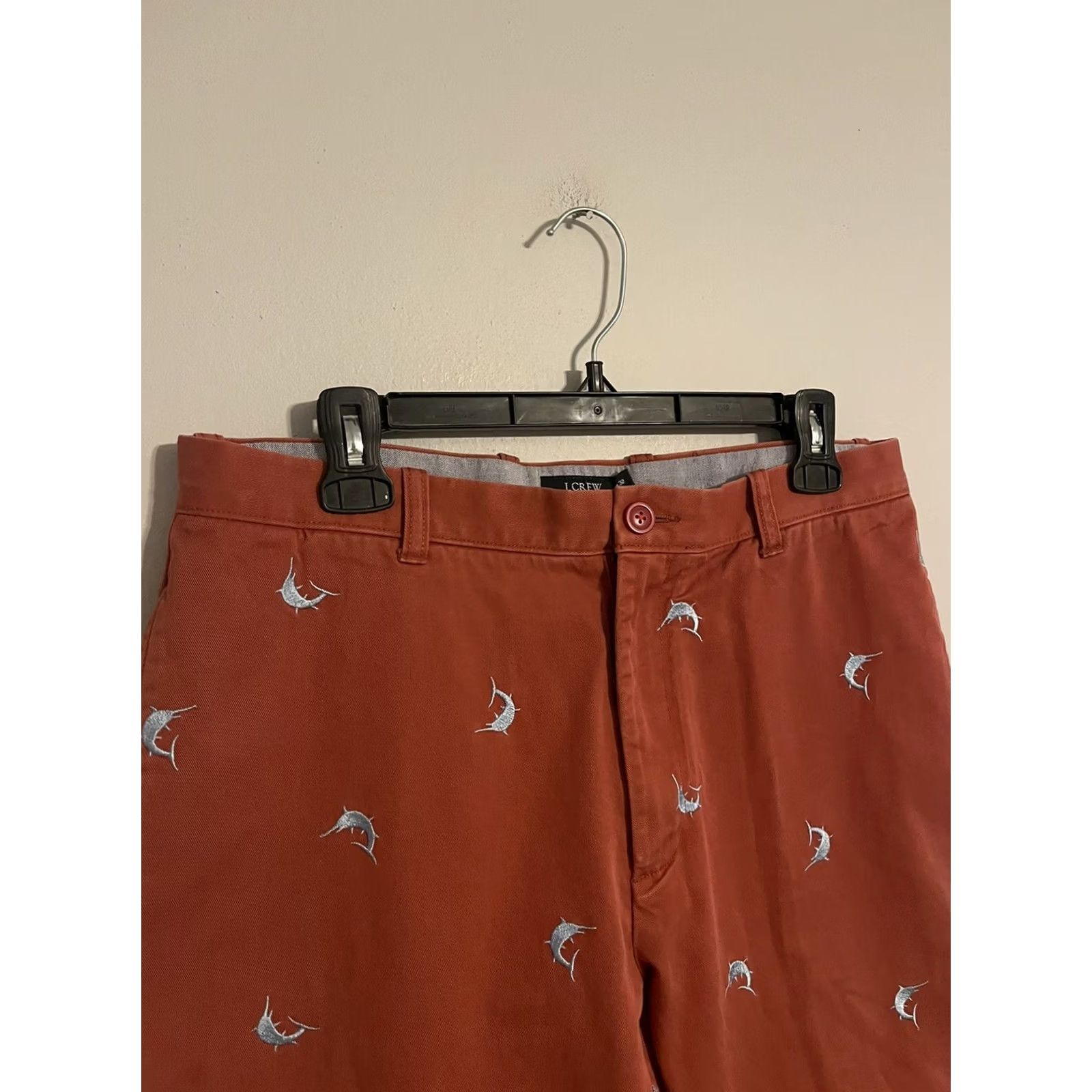 J.Crew J.Crew Chino Pants Men's 32x32 Preppy Pastel Red Salmon Swordfish Marlin 62938 Size US 32 / EU 48 - 2 Thumbnail