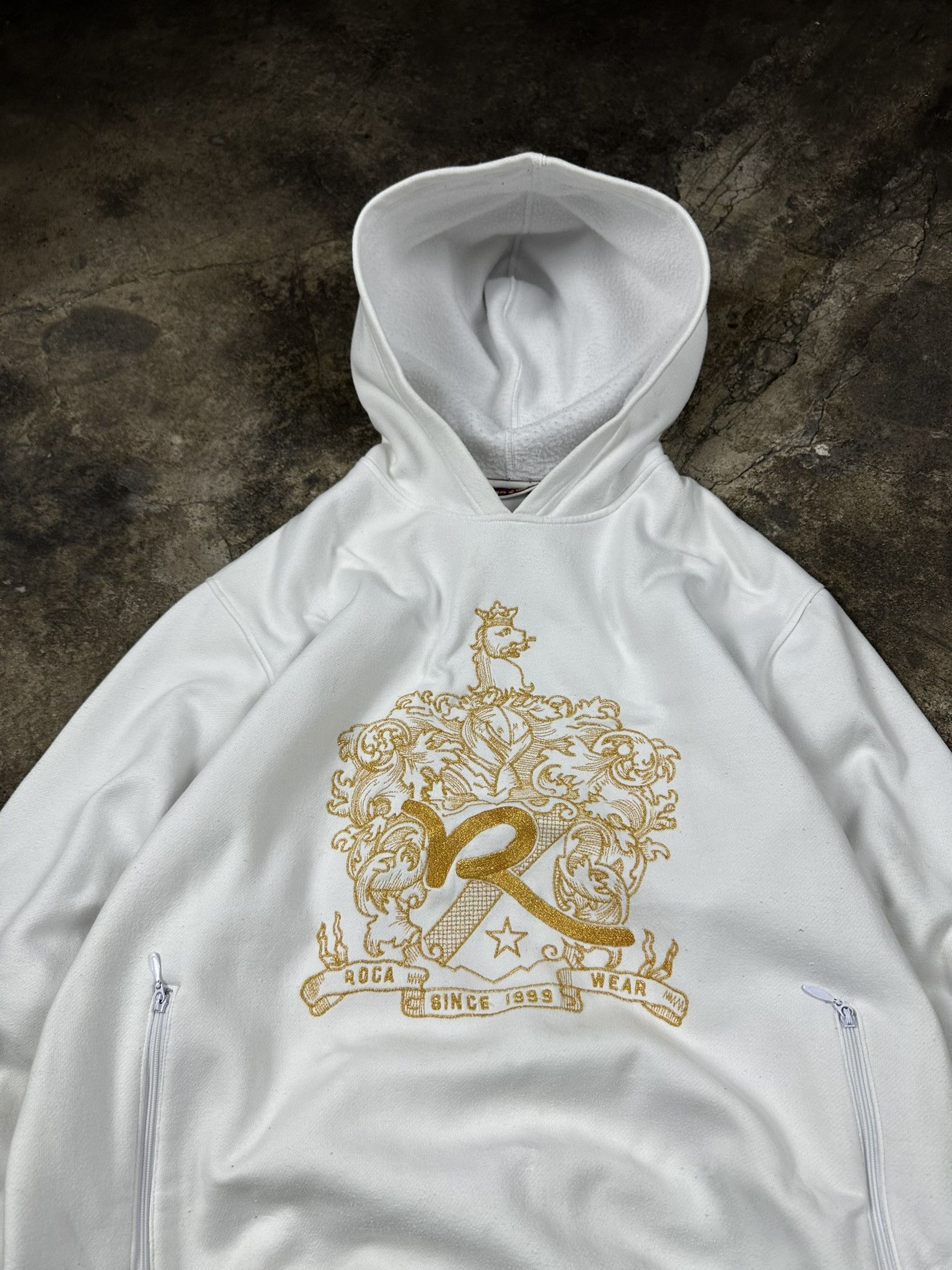 Rocawear Vintage Y2k Rocawear Hiphop Rap Boxy Hoodie 2000s Size US L / EU 52-54 / 3 - 2 Thumbnail