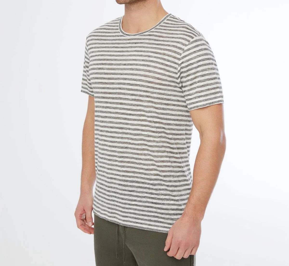 Onia NWT Onia Chad Striped Linen Shirt size Large Size US L / EU 52-54 / 3 - 1 Thumbnail