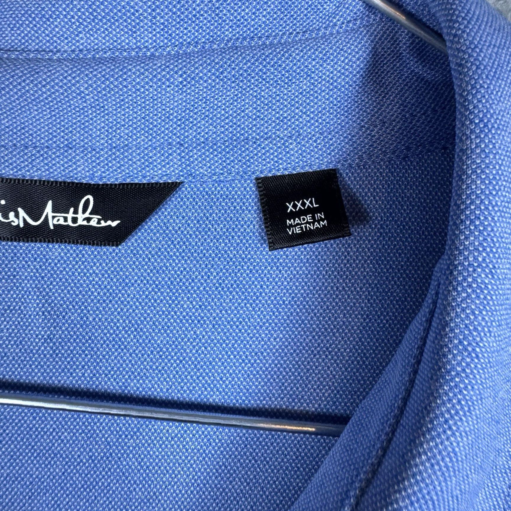 TravisMathew Travis Mathew Polo Shirt Mens 3XL Blue Logo Sports Breathable Quick Dry Stretch Golf Coto Prestige Regular Shirt Size XXXL Size US XXL / EU 58 / 5 - 6 Thumbnail