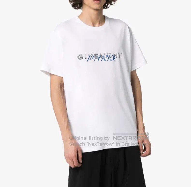 Givenchy Givenchy Cotton Letter Logo Printed Short Sleeve T-Shirt Size US L / EU 52-54 / 3 - 8 Thumbnail