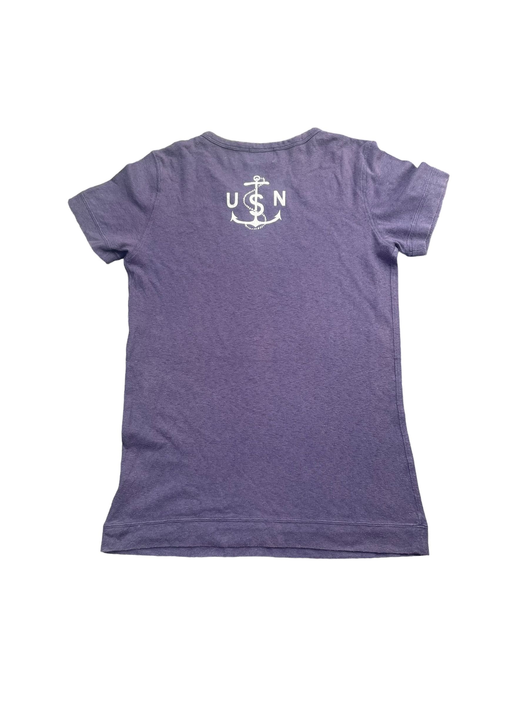 Japanese Brand US Navy Instructor Faded Wash Tshirt Size S / US 4 / IT 40 - 6 Thumbnail