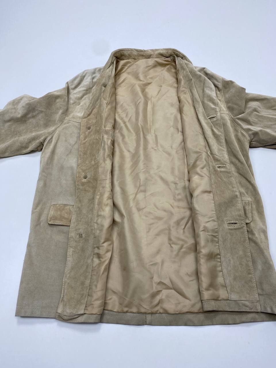 Vera Pelle Vera Pelle Beige M Vintage Suede Jacket 90s Italy Size US M / EU 48-50 / 2 - 5 Thumbnail