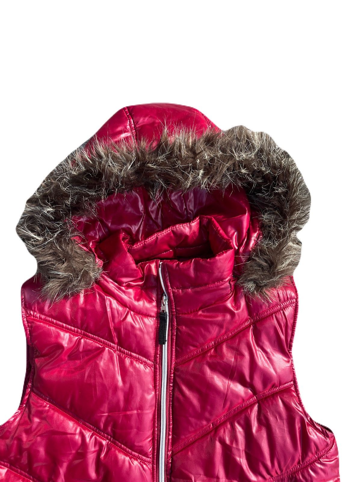 If Six Was Nine 2000s Japanese archive Vkei Fur Light Puffer Zip-up Vest Y2K Size US S / EU 44-46 / 1 - 6 Thumbnail
