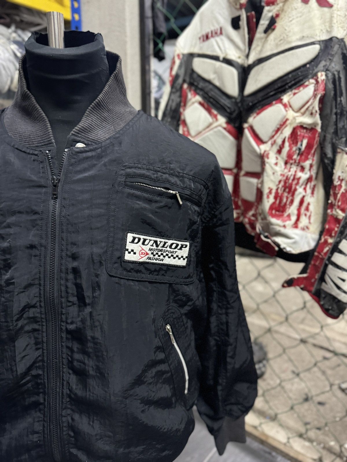 Dunlop × Japanese Brand × Vintage Dunlop Motorsport Jacket Size US L / EU 52-54 / 3 - 3 Thumbnail