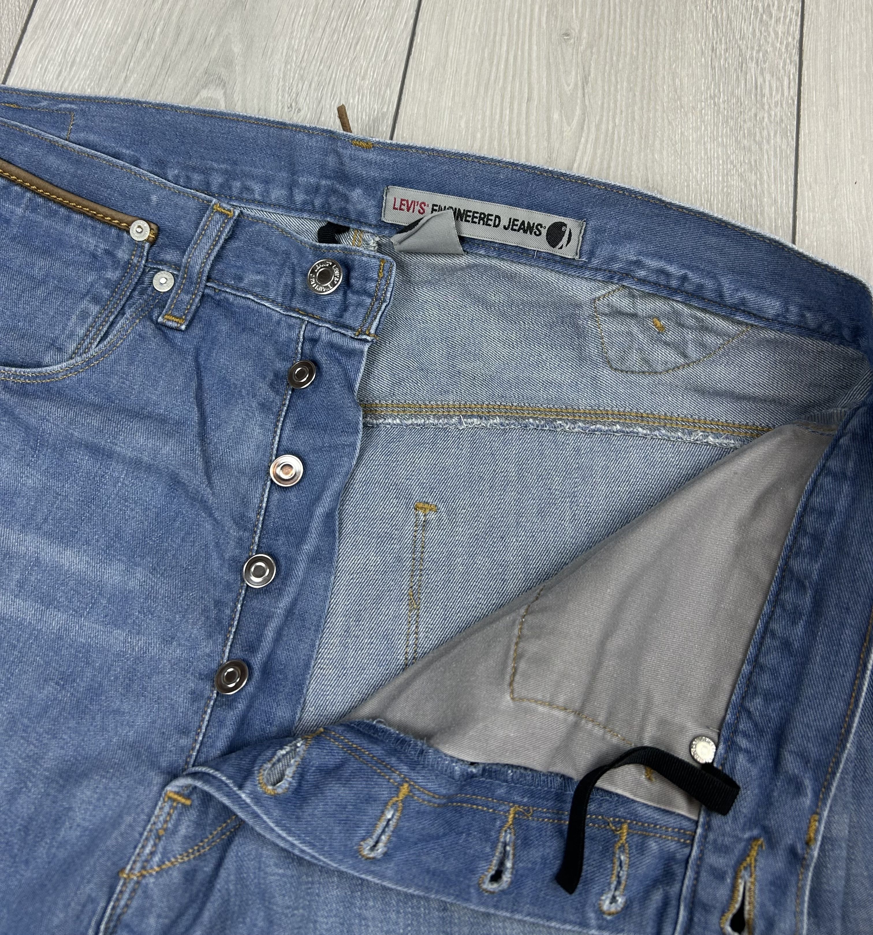 Levi's Vintage Clothing Levis Engineered Denim Shorts Buckle Back Tag Size L Blue Size US 34 / EU 50 - 5 Thumbnail