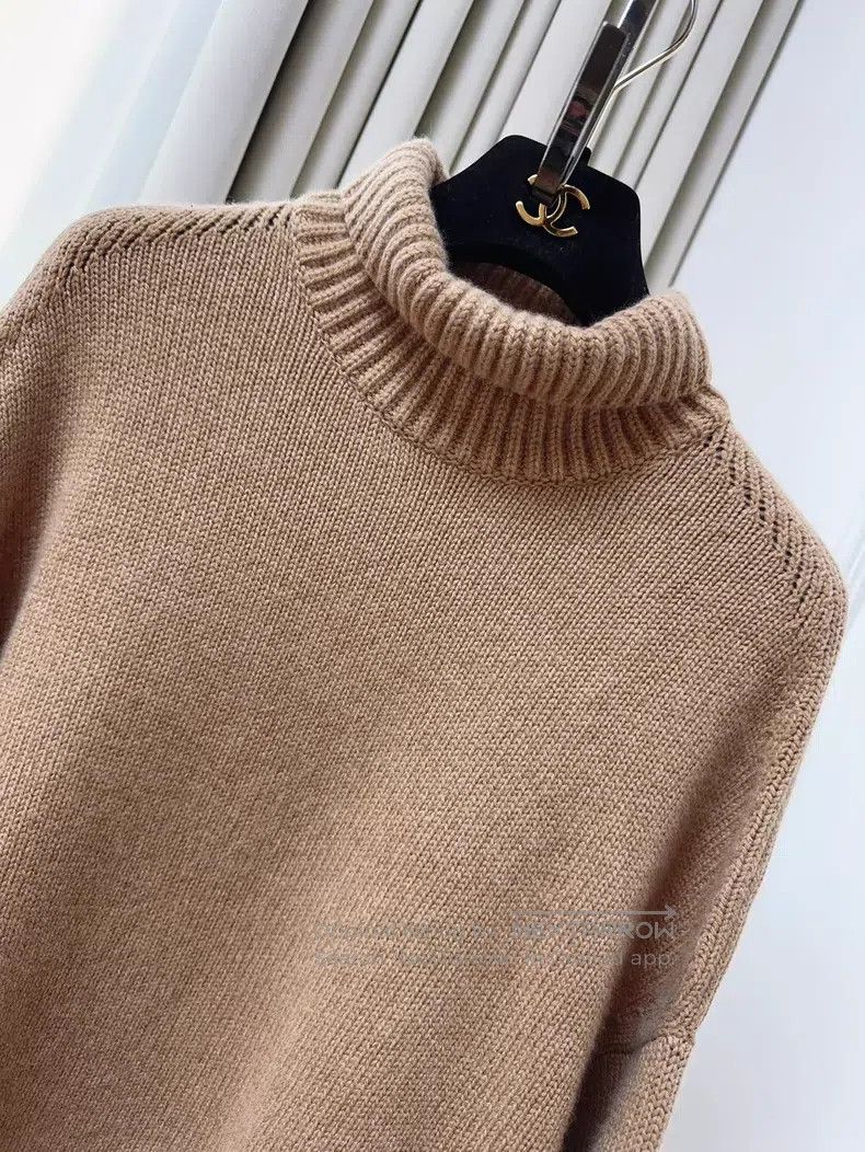 Loro Piana Loro Piana Khaki Brown Baby Cashmere Sweater Size S / US 4 / IT 40 - 3 Thumbnail