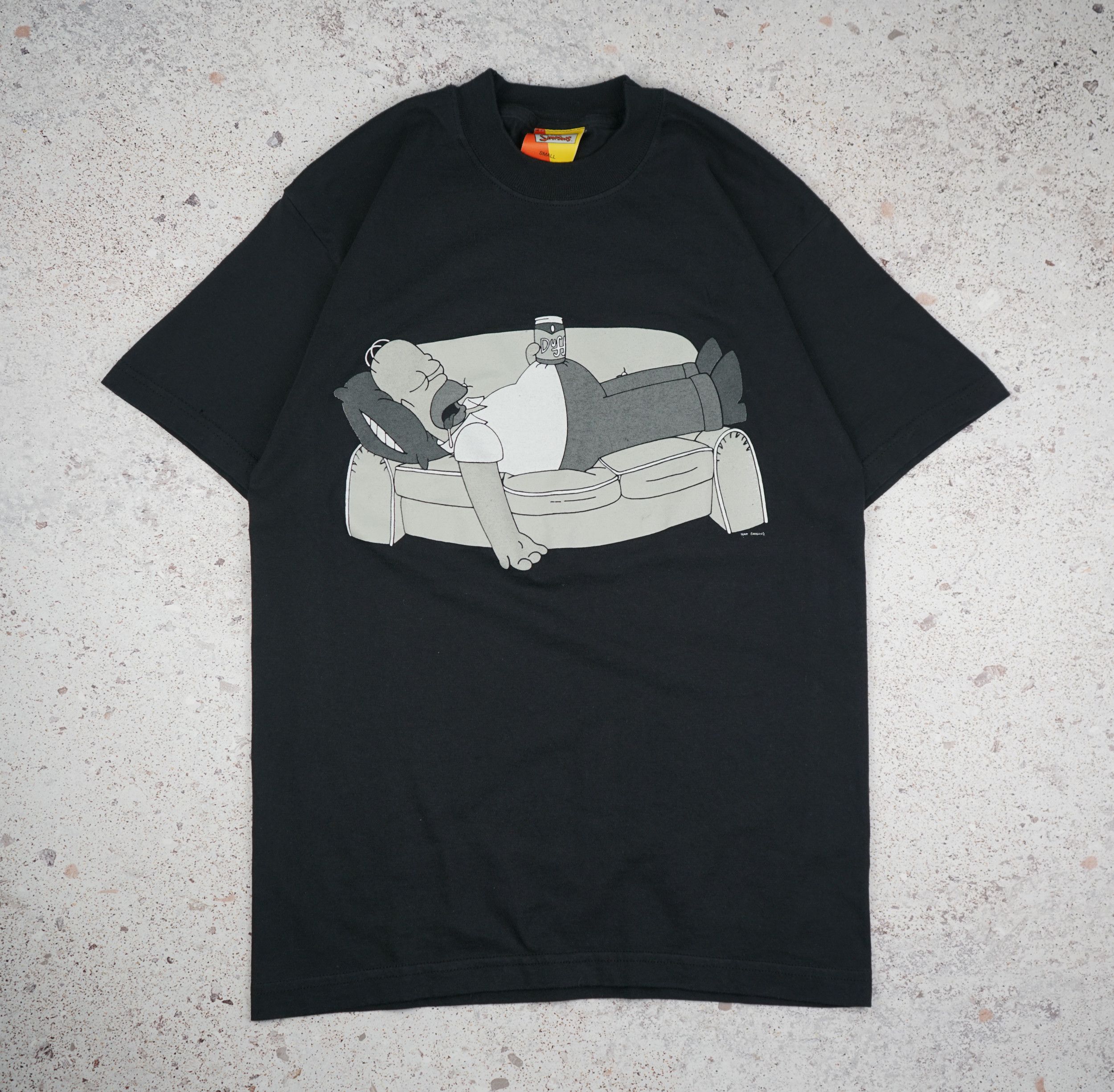 Cartoon Network × The Simpsons × Vintage Vintage The Homer Simpson's Sleep T Shirt Size US S / EU 44-46 / 1 - 1 Thumbnail