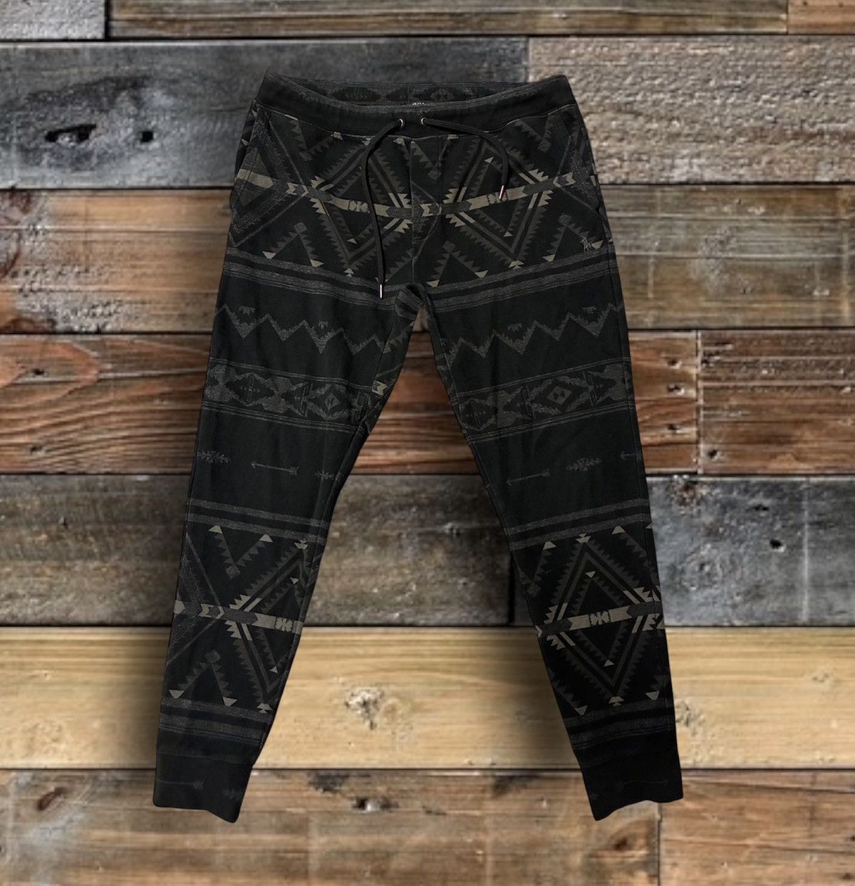 RRL Ralph Lauren POLO RALPH LAUREN SOUTHWESTERN STYLE SWEATPANTS- SIZE LARGE Size US 33 - 2 Thumbnail