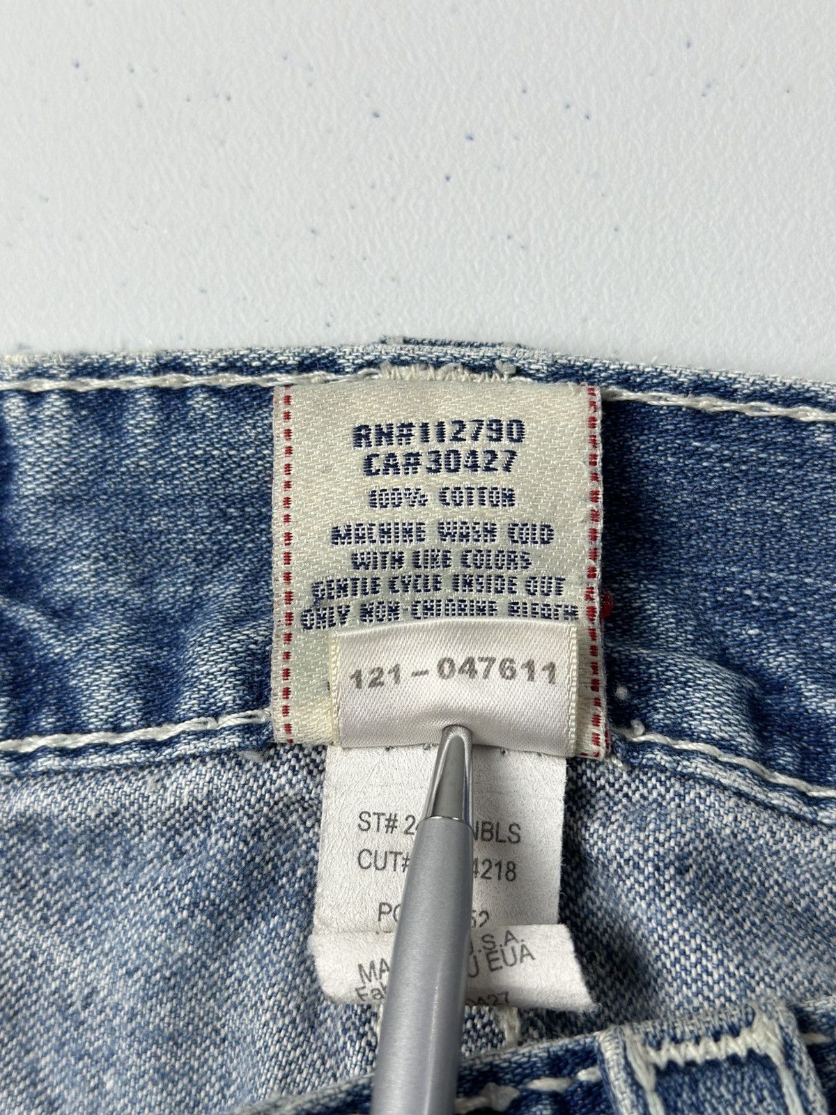 True Religion Vintage Y2k True Religion Baggy Jeans Distressed Size US 30 / EU 46 - 11 Thumbnail