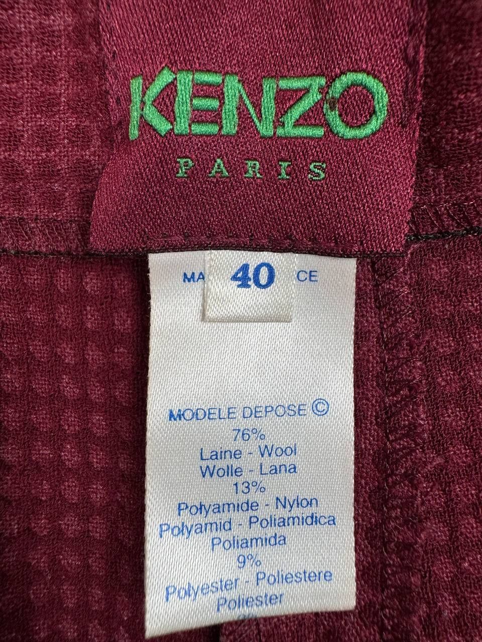 Kenzo Kenzo Women vintage suit size 40 Size S / US 4 / IT 40 - 15 Thumbnail