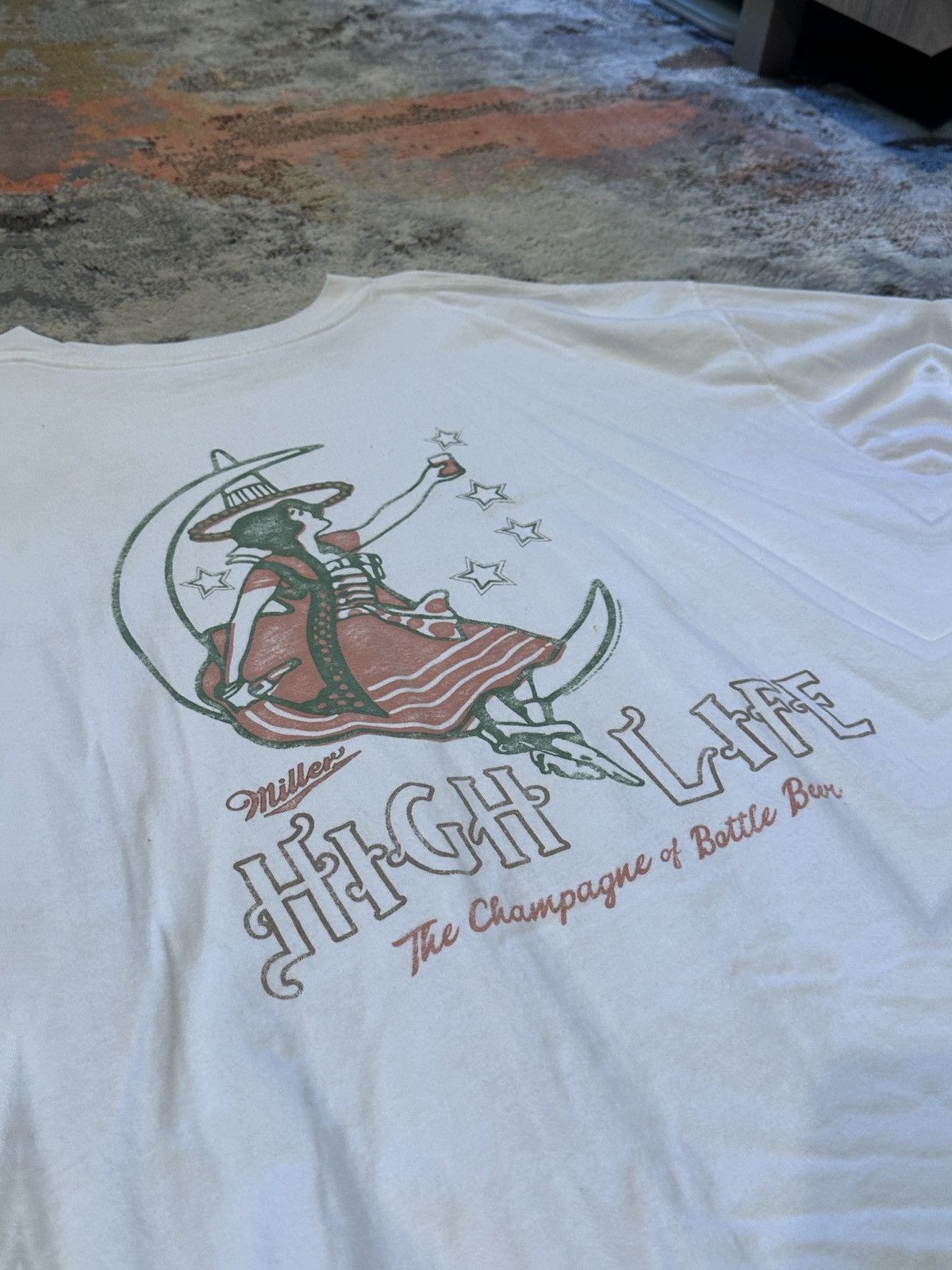 Abercrombie & Fitch × Designer × Vintage Abercrombie & Fitch Miller High Life T-Shirt Size US XXL / EU 58 / 5 - 4 Thumbnail