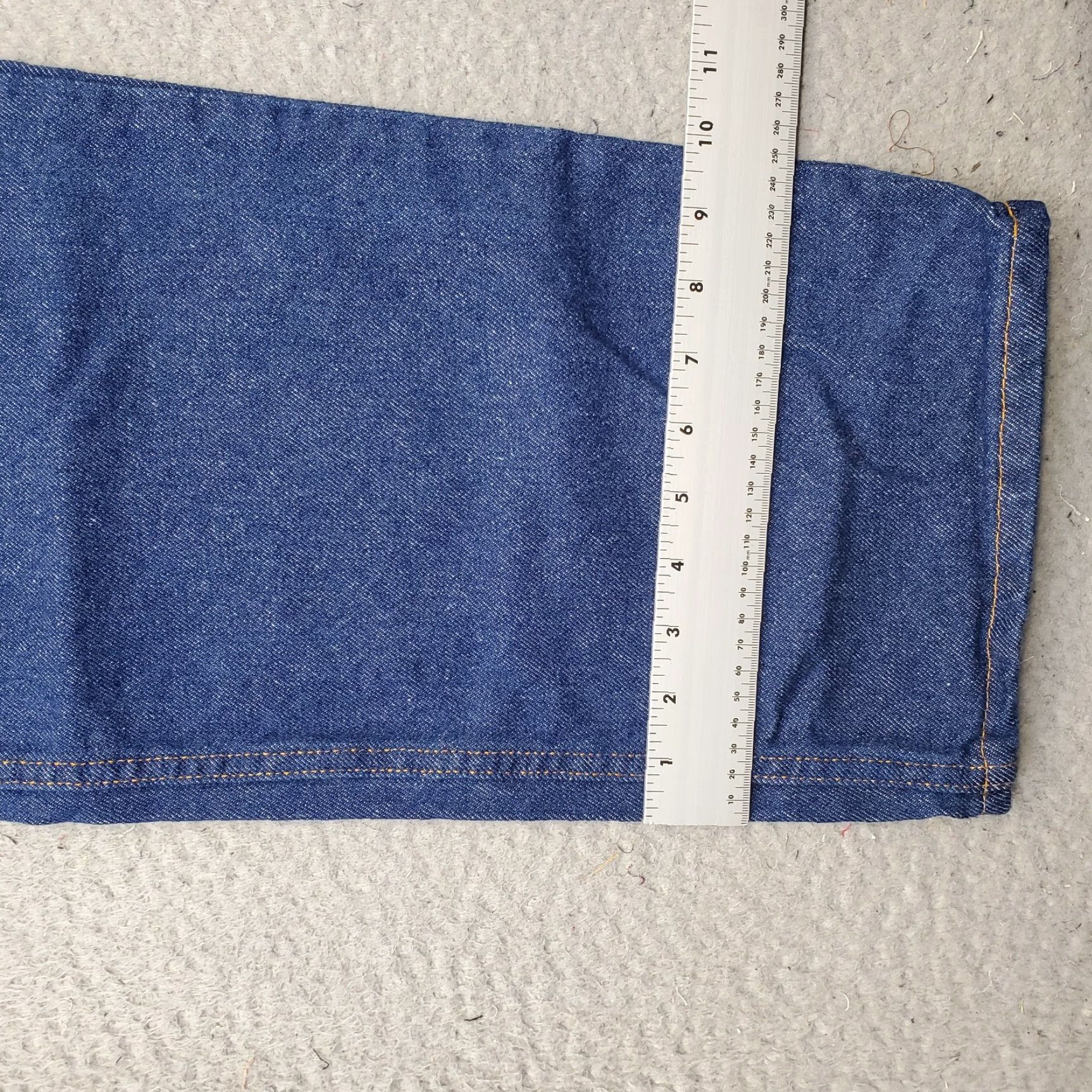Dickies Dickies Jeans Men 40x30 Blue Denim Boho Straight Leg Relaxed CR393RNB Jeans Size 40 Men Blue Size US 40 / EU 56 - 5 Thumbnail
