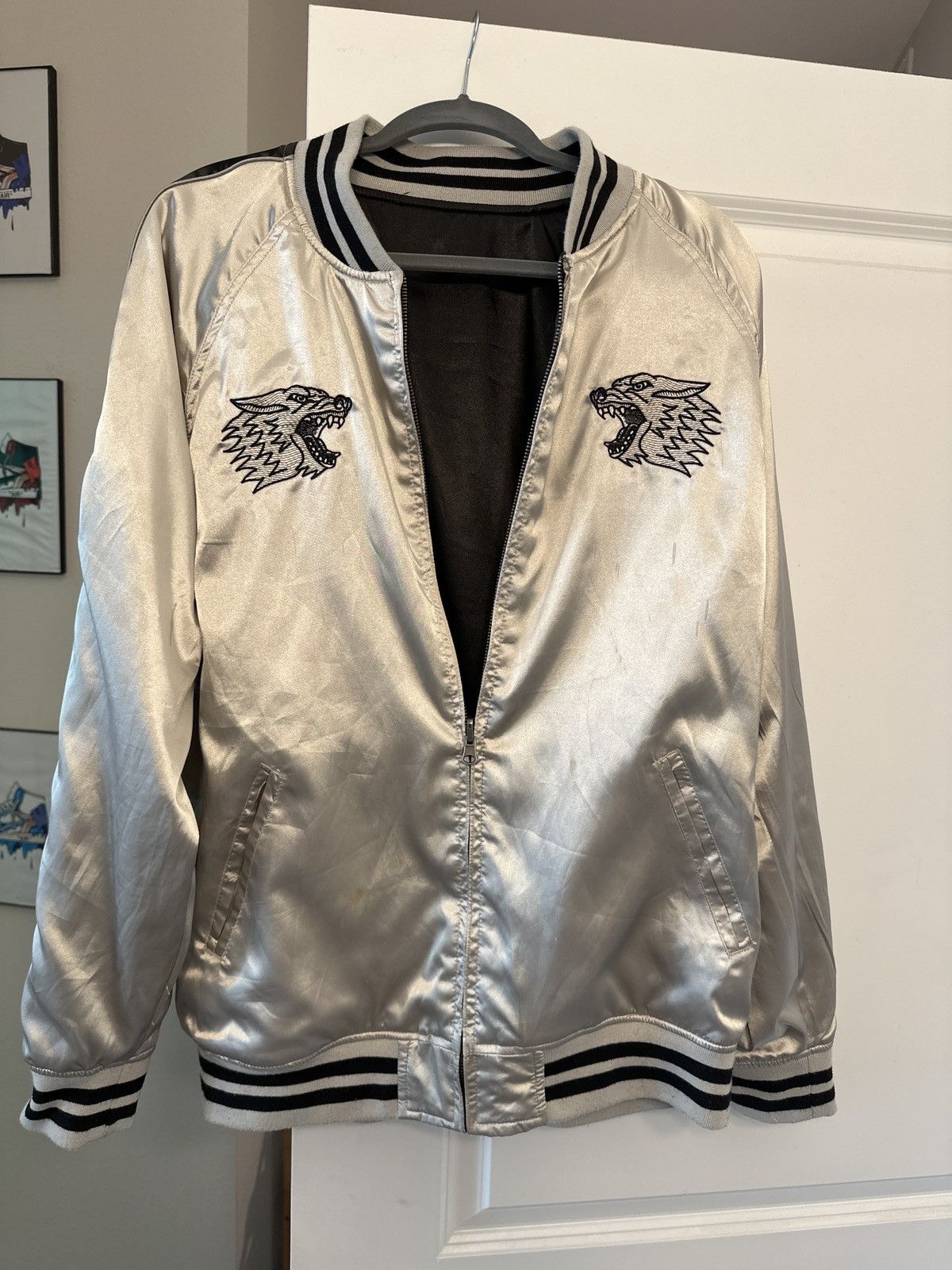 Silver bomber jacket zara hotsell