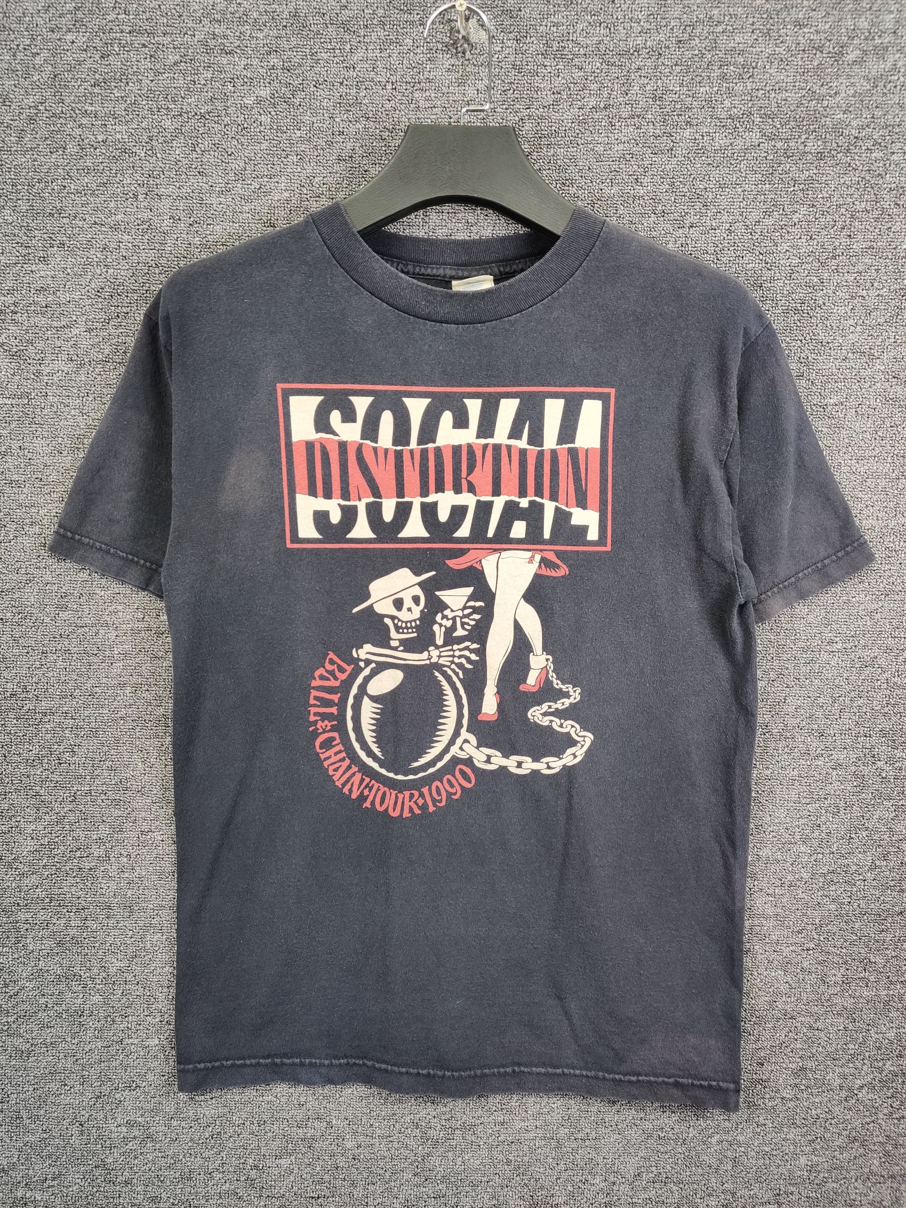 Band Tees Vintage Social Distortion Punk Rock Skull Tee Tshirt Size US M / EU 48-50 / 2 - 1 Thumbnail
