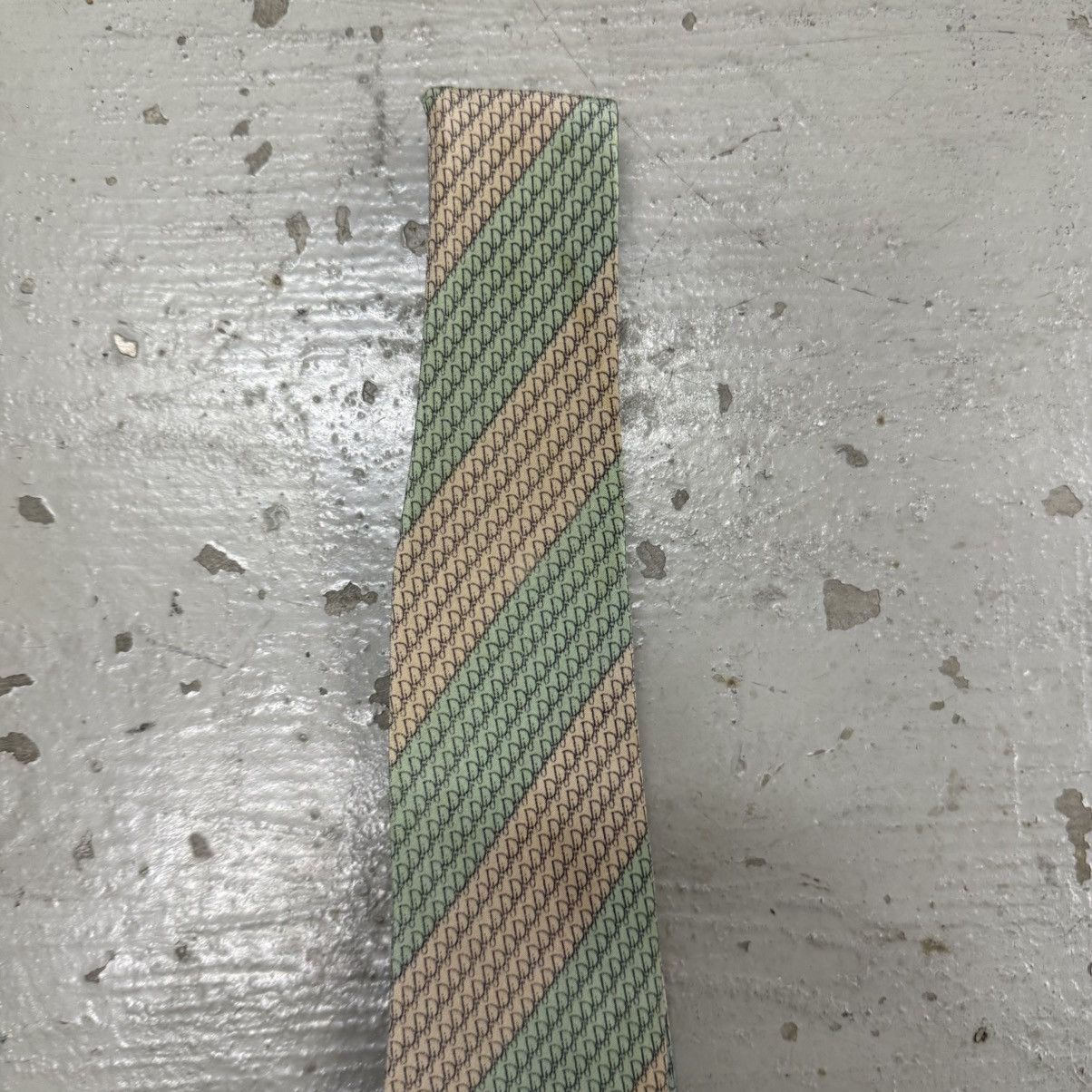 Christian Dior Monsieur Vintage Christian Dior Monsieur Silk Gradient Monogram Ties Size ONE SIZE - 3 Thumbnail