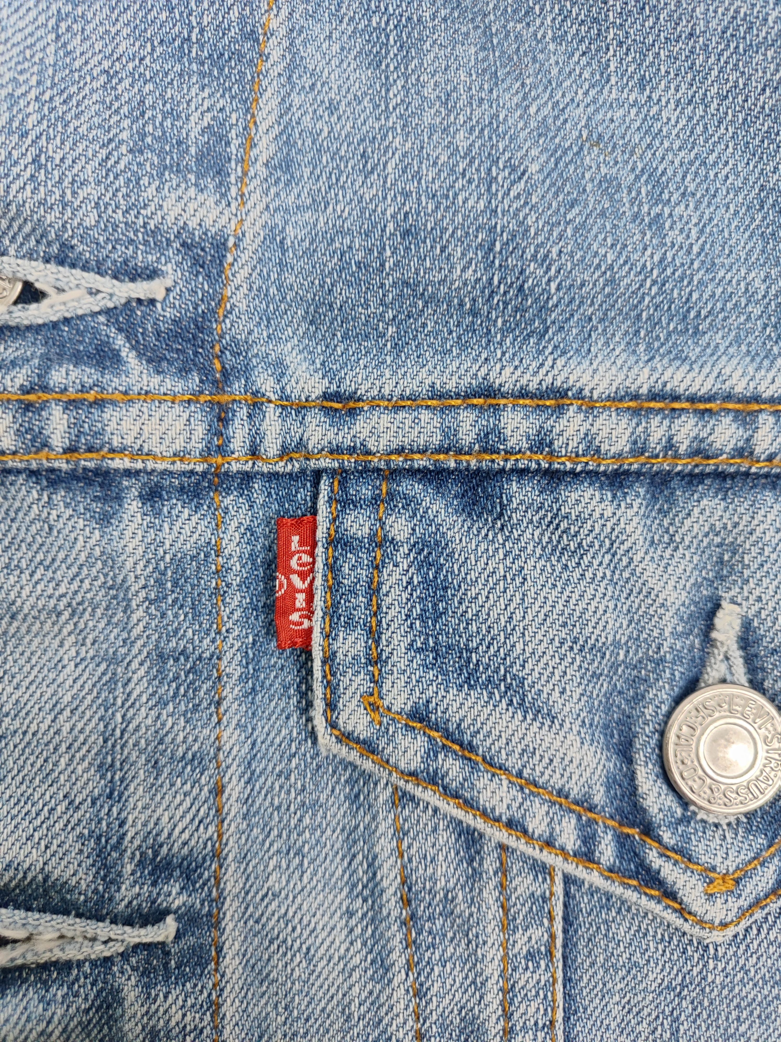 Levi's Vintage Levis Trucker Denim Jeans Jacket Size S / US 4 / IT 40 - 3 Thumbnail