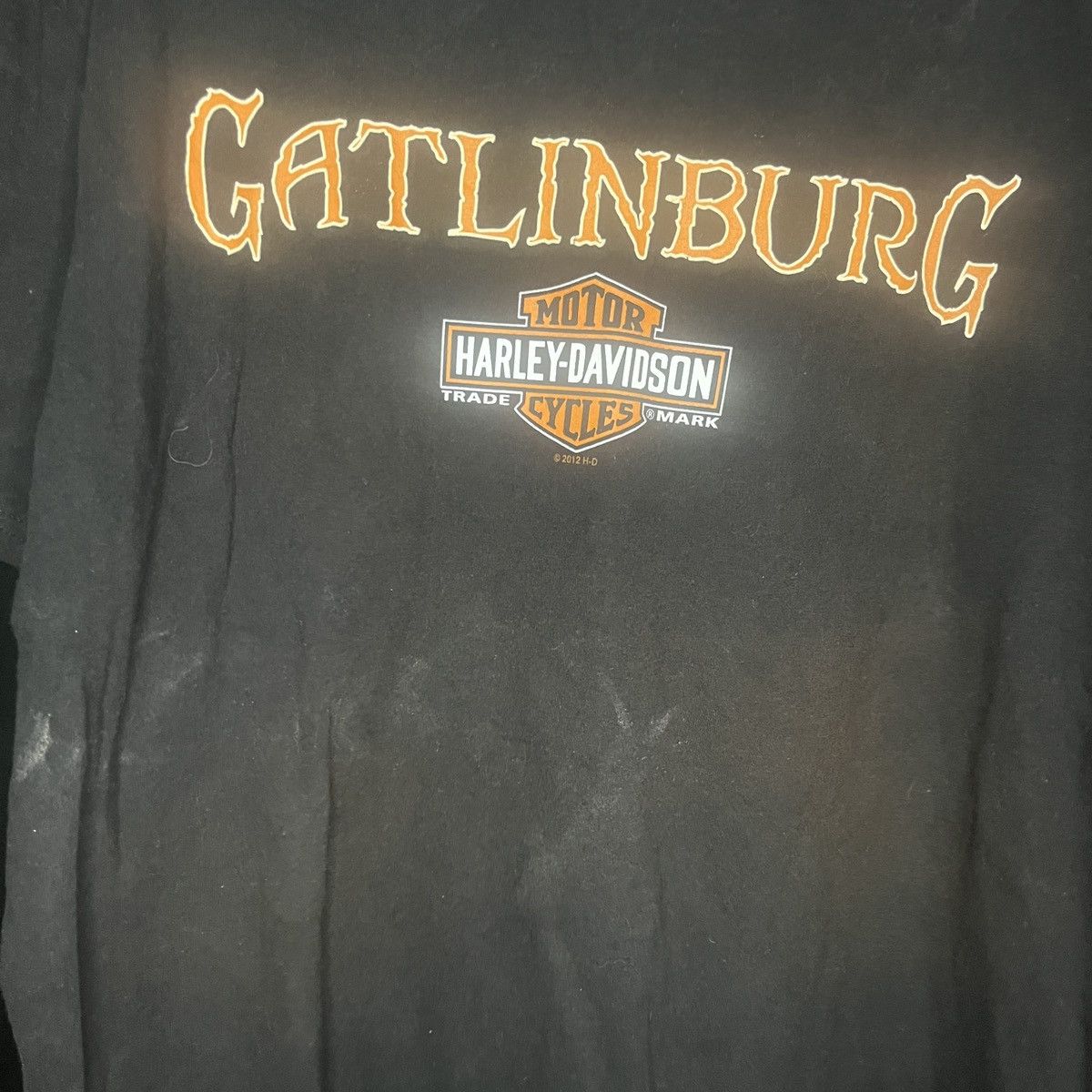 Harley Davidson 2012 Gatlinburg Tennessee Graphic Hillbilly T Shirt Size US L / EU 52-54 / 3 - 2 Thumbnail