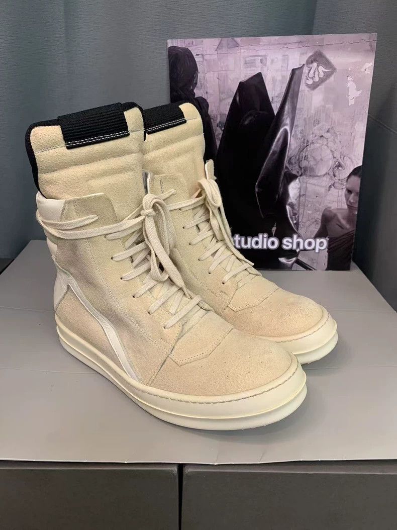 Rick Owens Rick Owens triticum aestivum color inverted triangle suede Size US 7.5 / IT 37.5 - 2 Thumbnail
