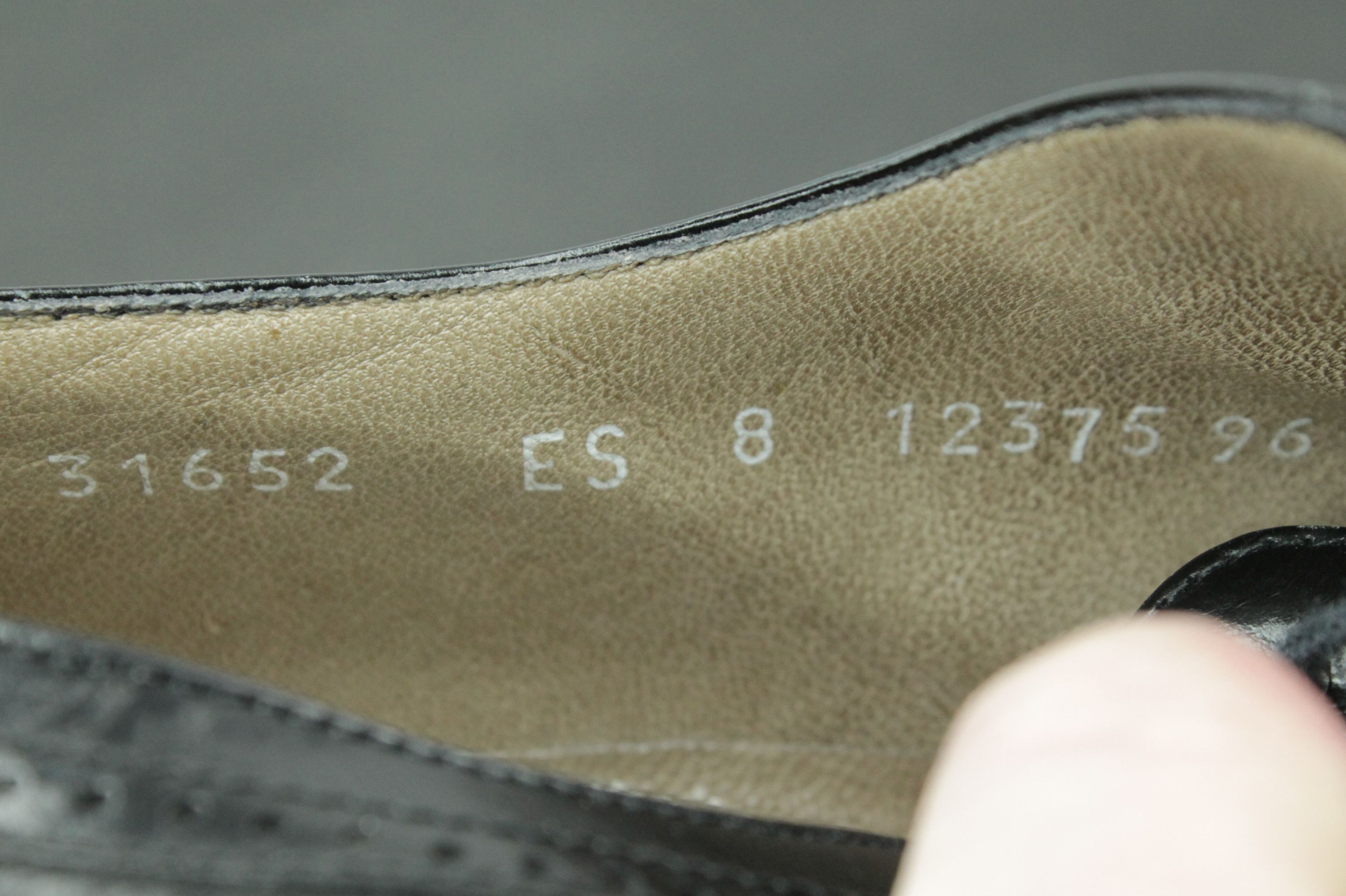 Moreschi Moreschi Black Leather Lace Up Oxford Brogue Formal Shoes Size US 9 / EU 42 - 9 Thumbnail