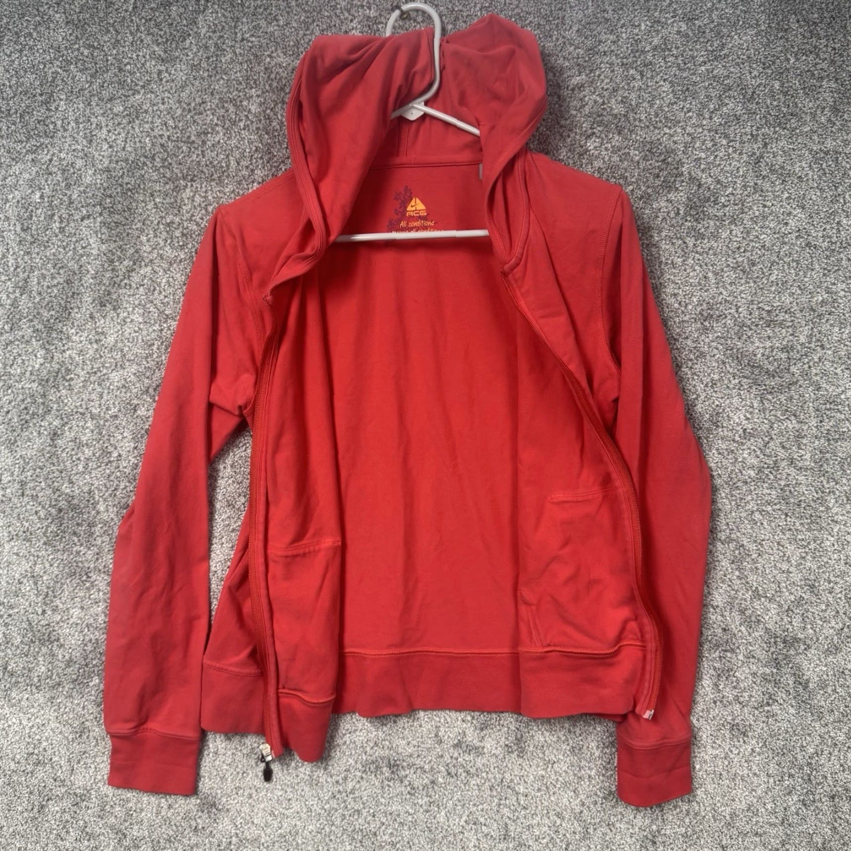 Nike VINTAGE Nike ACG Hoodie Sz M Full Zip Outdoor Performance Mens Womens Size M / US 6-8 / IT 42-44 - 6 Thumbnail