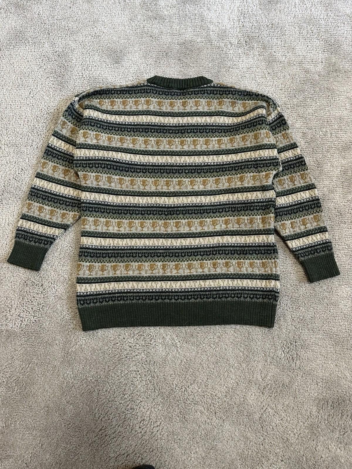 Burberry Burberrys Vintage Golf Logo Knit Sweater Sz M Size US M / EU 48-50 / 2 - 10 Thumbnail