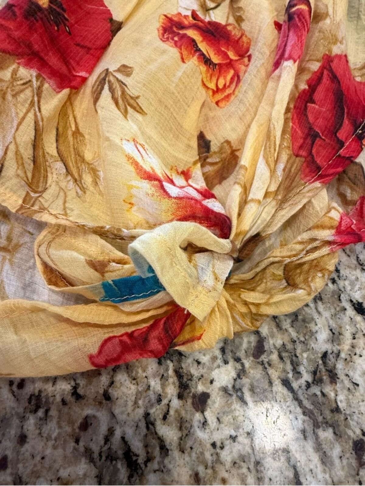 Other Umgee floral semi sheer swimwear beach coverup SZ M/L Size ONE SIZE - 6 Thumbnail