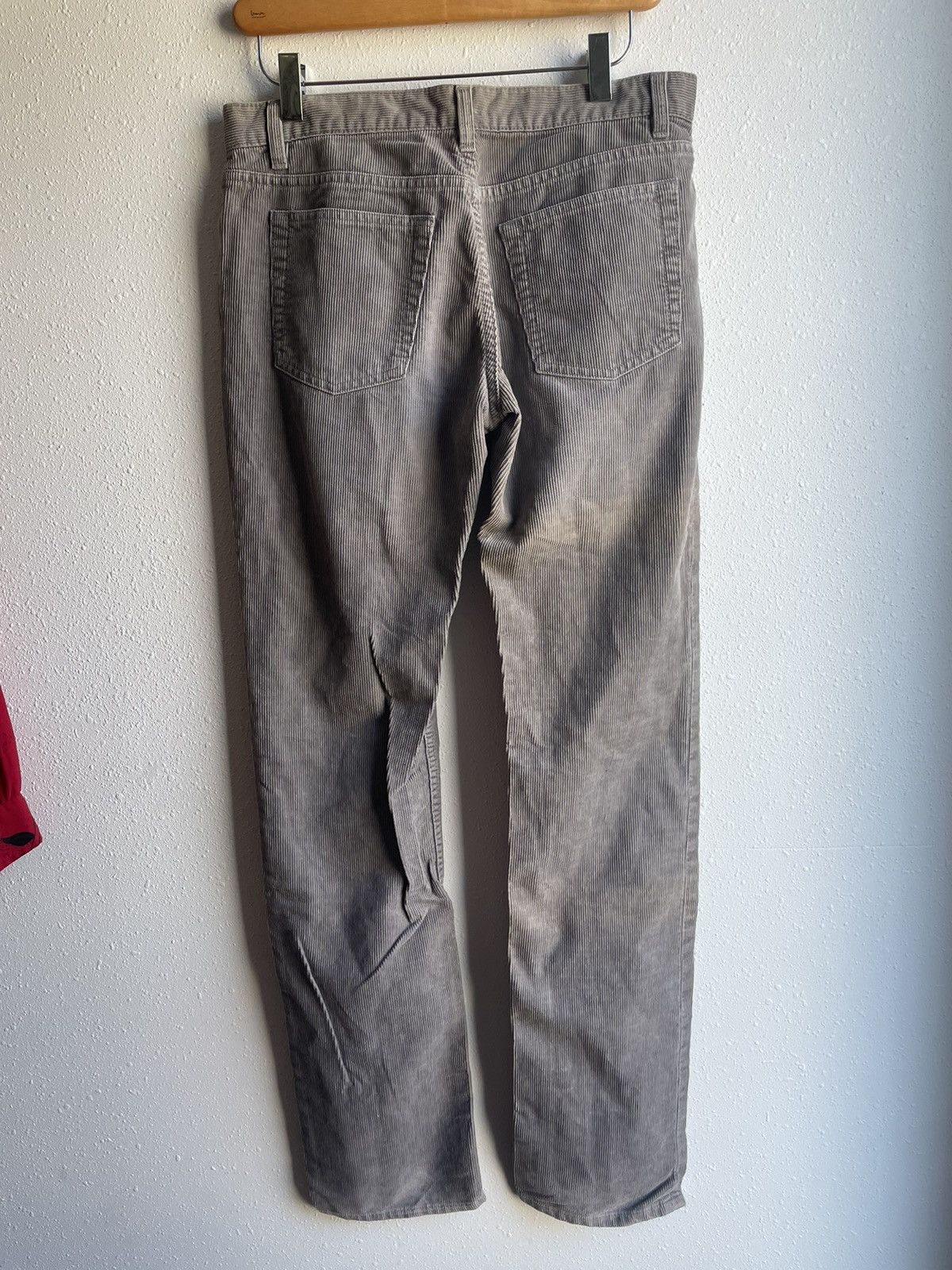 Helmut Lang Helmut Lang S/S 2004 Low Rise Corduroy Pants 30x30 Size US 30 / EU 46 - 7 Thumbnail