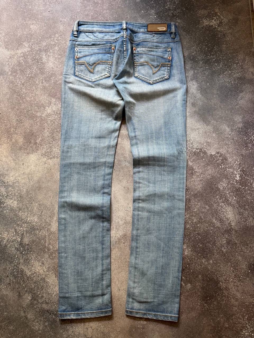 Diesel × Vintage Diesel Vintage Washed Denim Low Rise Jeans Size 29" - 2 Thumbnail