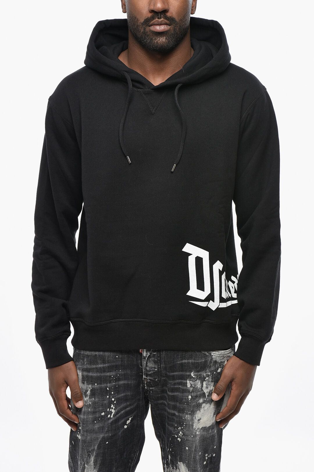 Dsquared2 Cotton Fleece Hoodie COOL FIT with Contrasting Logo Size US XL / EU 56 / 4 - 1 Thumbnail