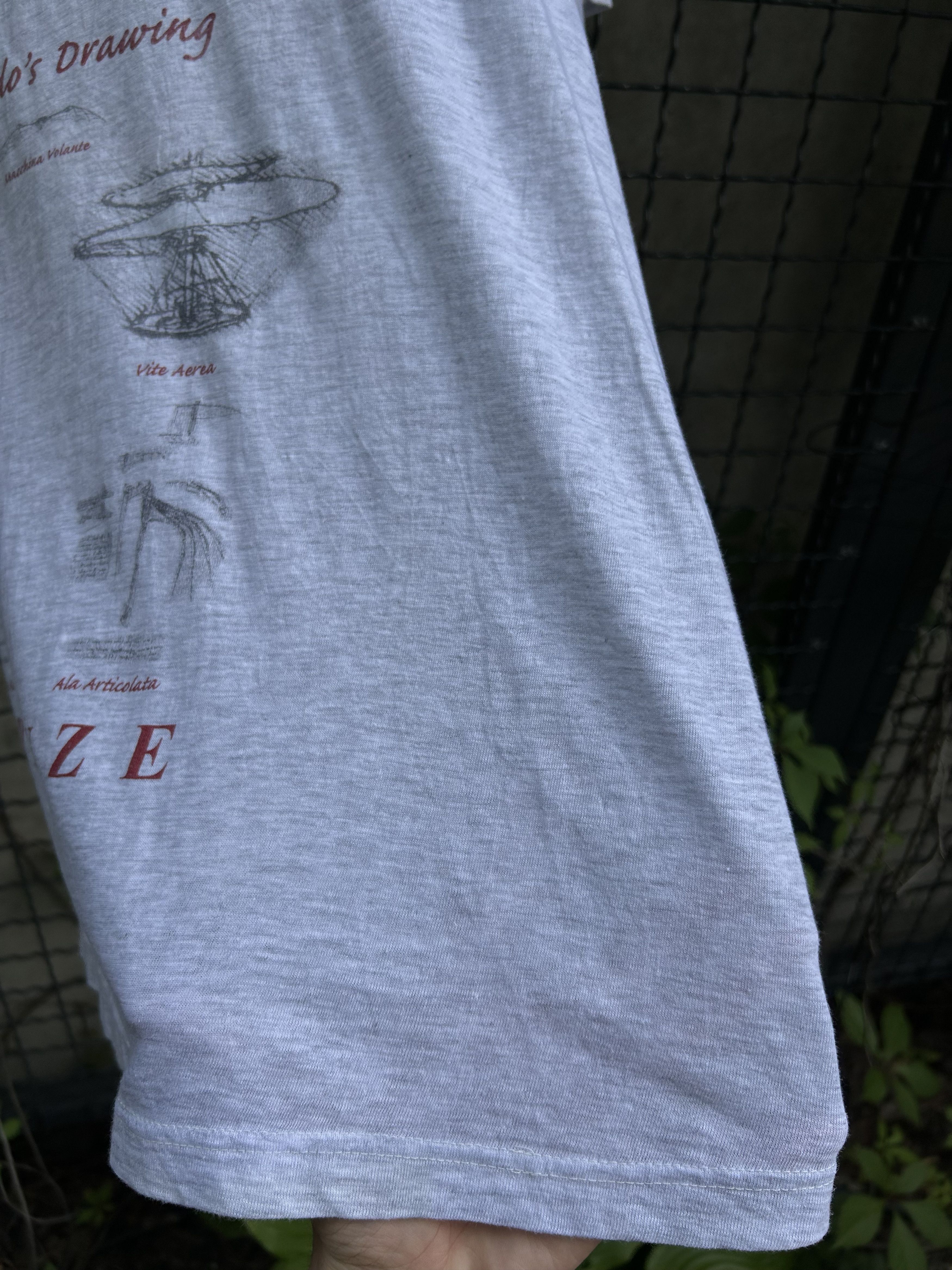 Vintage Vintage 90s Leonardo da Vinci Firenze Art T-shirt Size US L / EU 52-54 / 3 - 9 Thumbnail