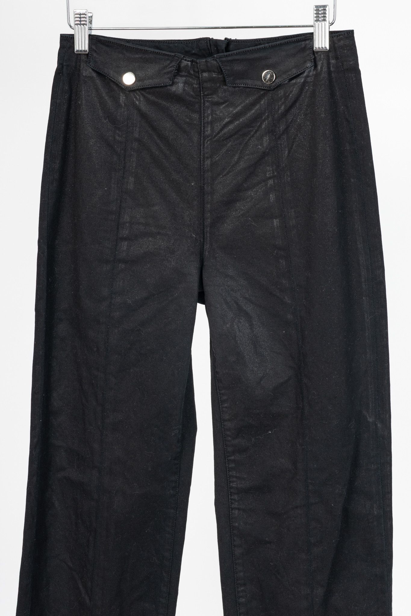 Veronica Beard Veronica Beard Brinley Wide Crop Extra High Rise Jeans Size 26" / US 2 / IT 38 - 3 Thumbnail