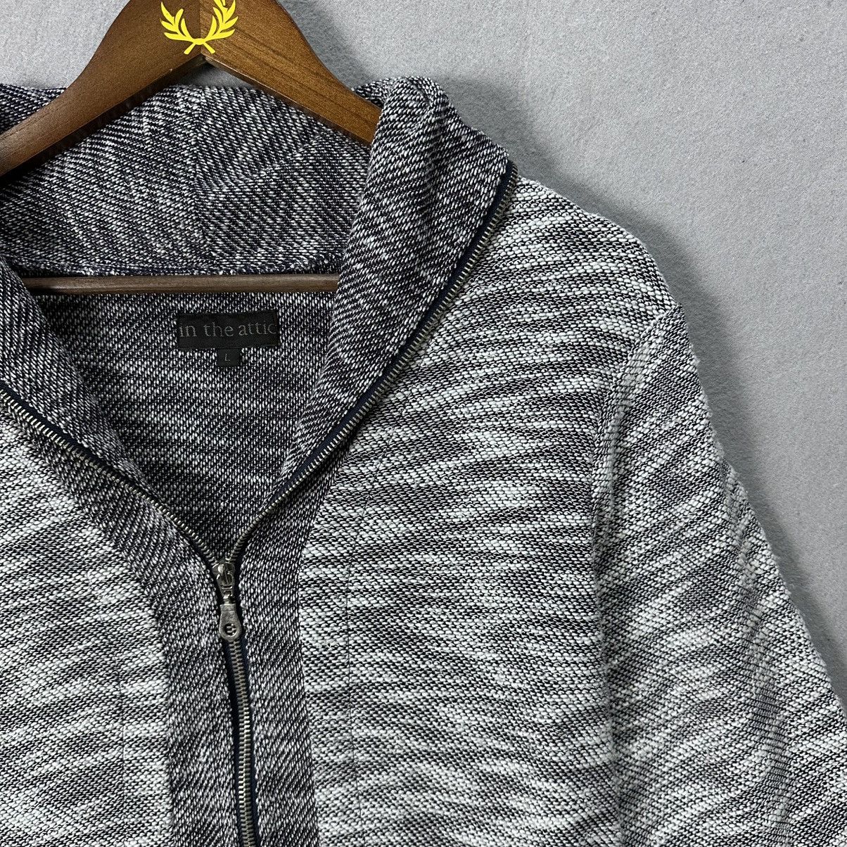 In The Attic Vintage In The Attic Zip Hoodie Minimalist Knit Jacket Size US L / EU 52-54 / 3 - 3 Thumbnail