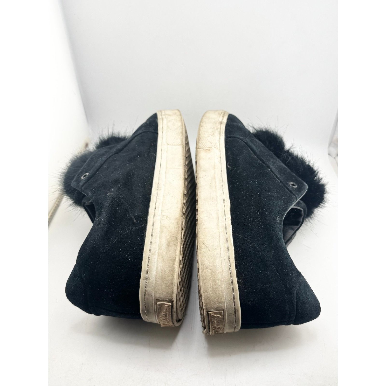 Sam Edelman Sam Edelman Leya black Sneakers shoes faux fur pom pom Women Size US 11 / IT 41 - 5 Thumbnail