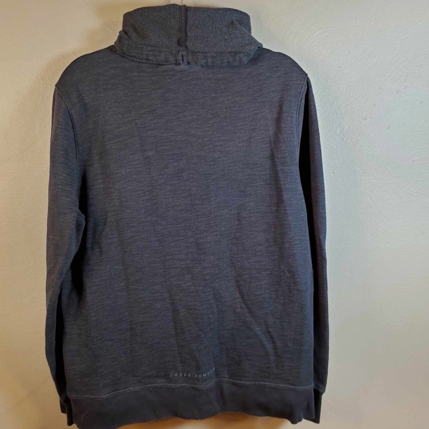Under Armour Under Armour ColdGear Sweater Men’s XL Grey Fleece Mock Neck Storm Size US XL / EU 56 / 4 - 6 Thumbnail