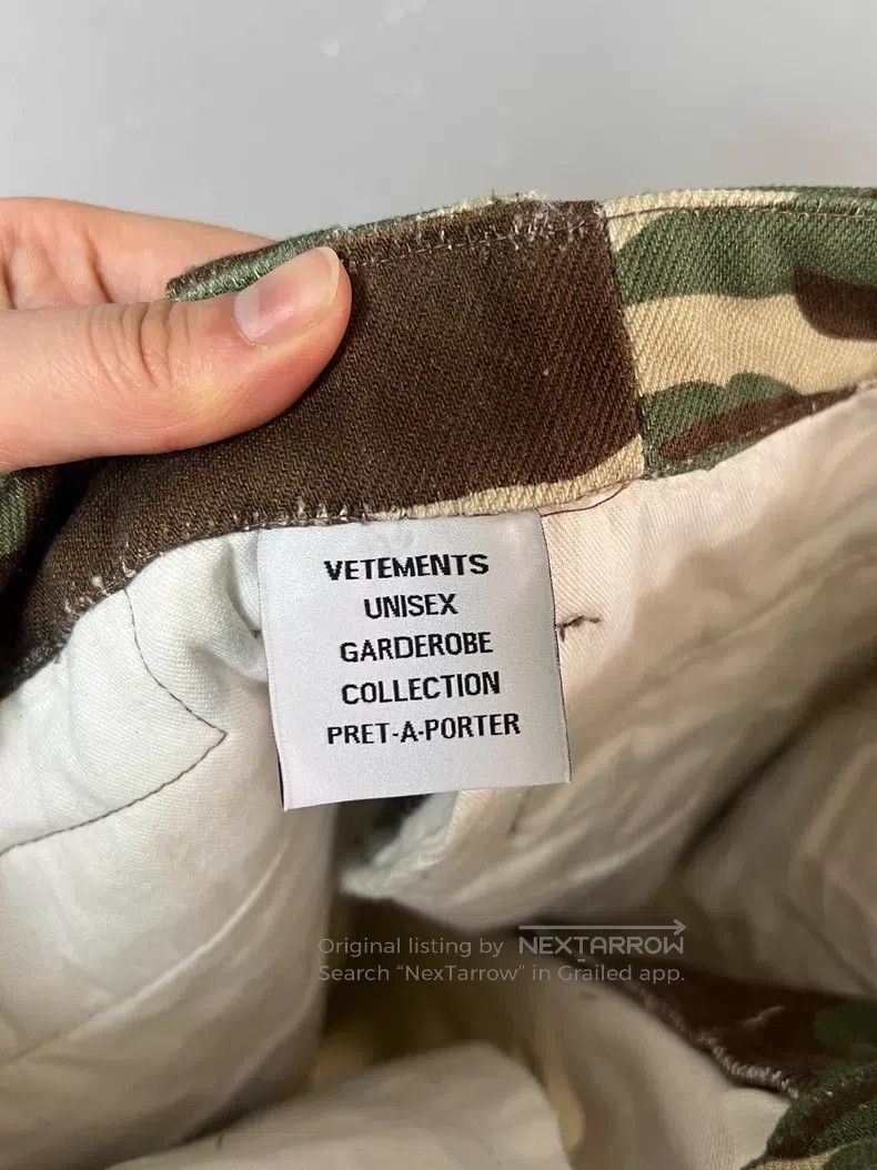 Vetements VETEMENTS size XS Camouflage Baggy Pants Size US 27 - 6 Thumbnail