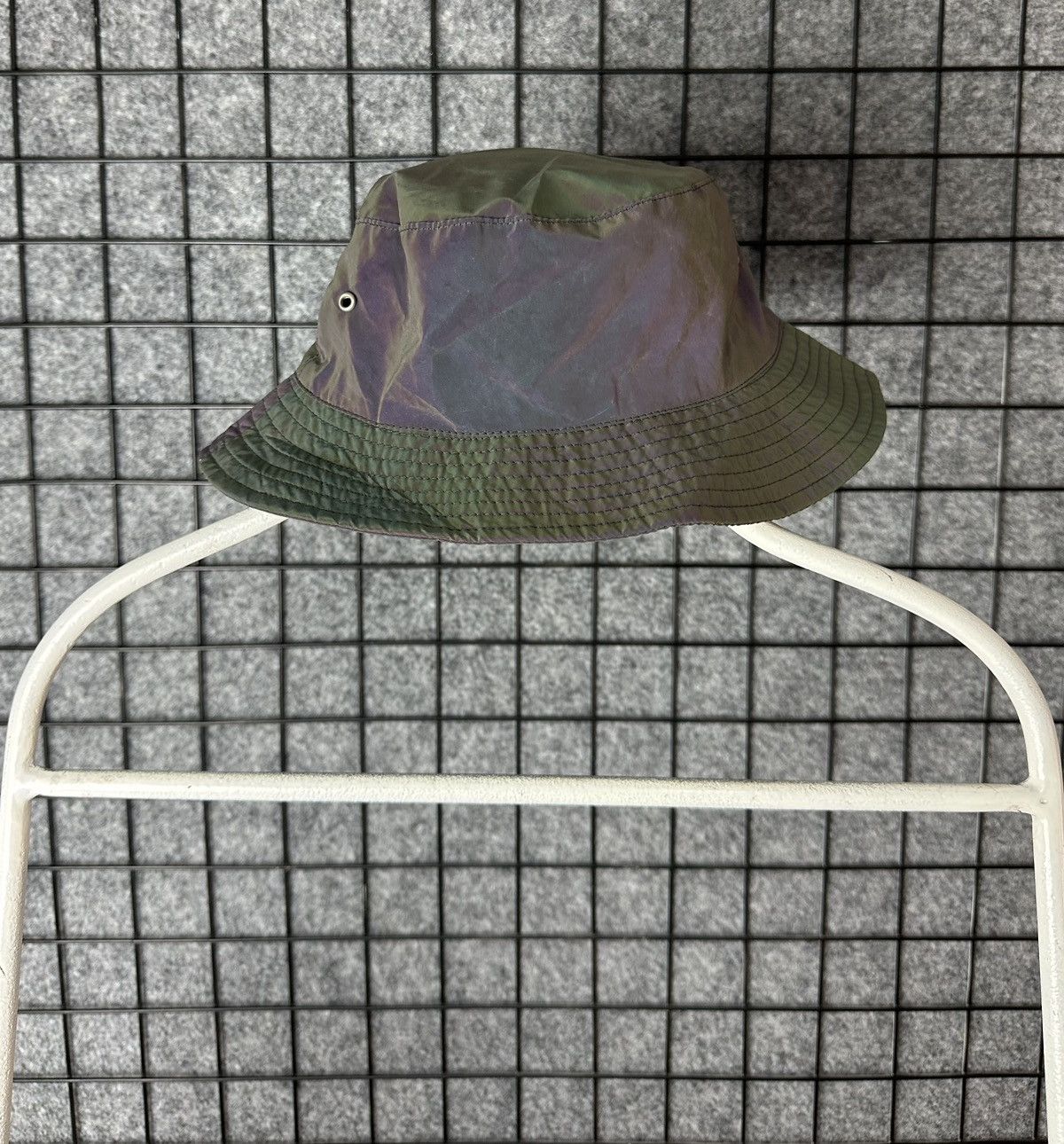Japanese Brand Primark Rainbow Reflective Trippy Rave Bucket Hat Size OS Size ONE SIZE - 3 Thumbnail