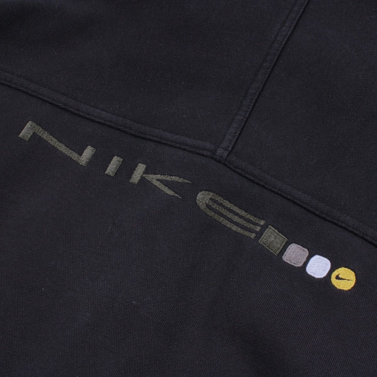 Nike × Vintage NIKE Vintage Cotton Full Zip Pockets Sweater Jacket Size US L / EU 52-54 / 3 - 18 Thumbnail