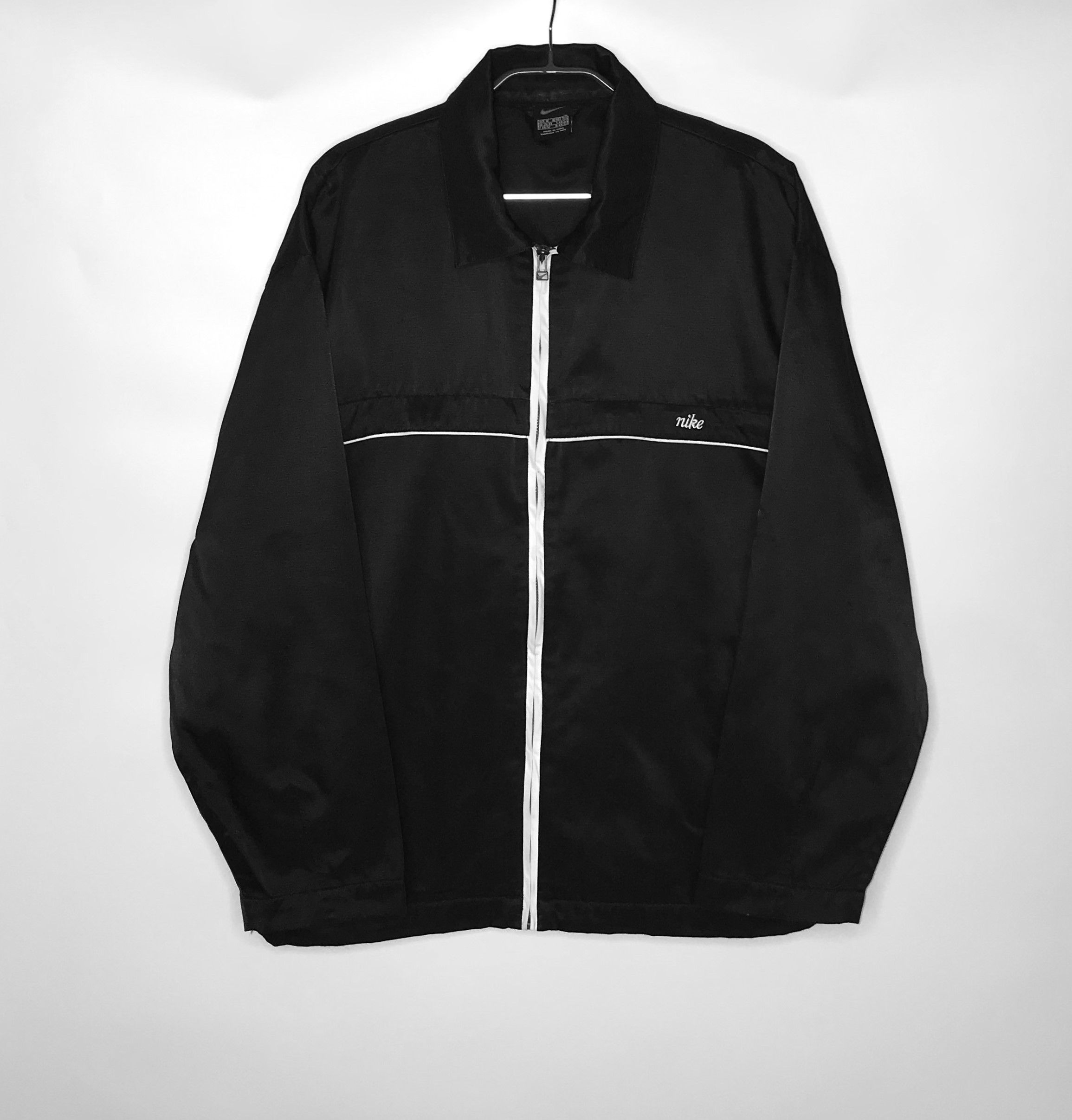 Nike Nike Vintage Zip Jacket Mens Sz M Black Size US M / EU 48-50 / 2 - 2 Thumbnail