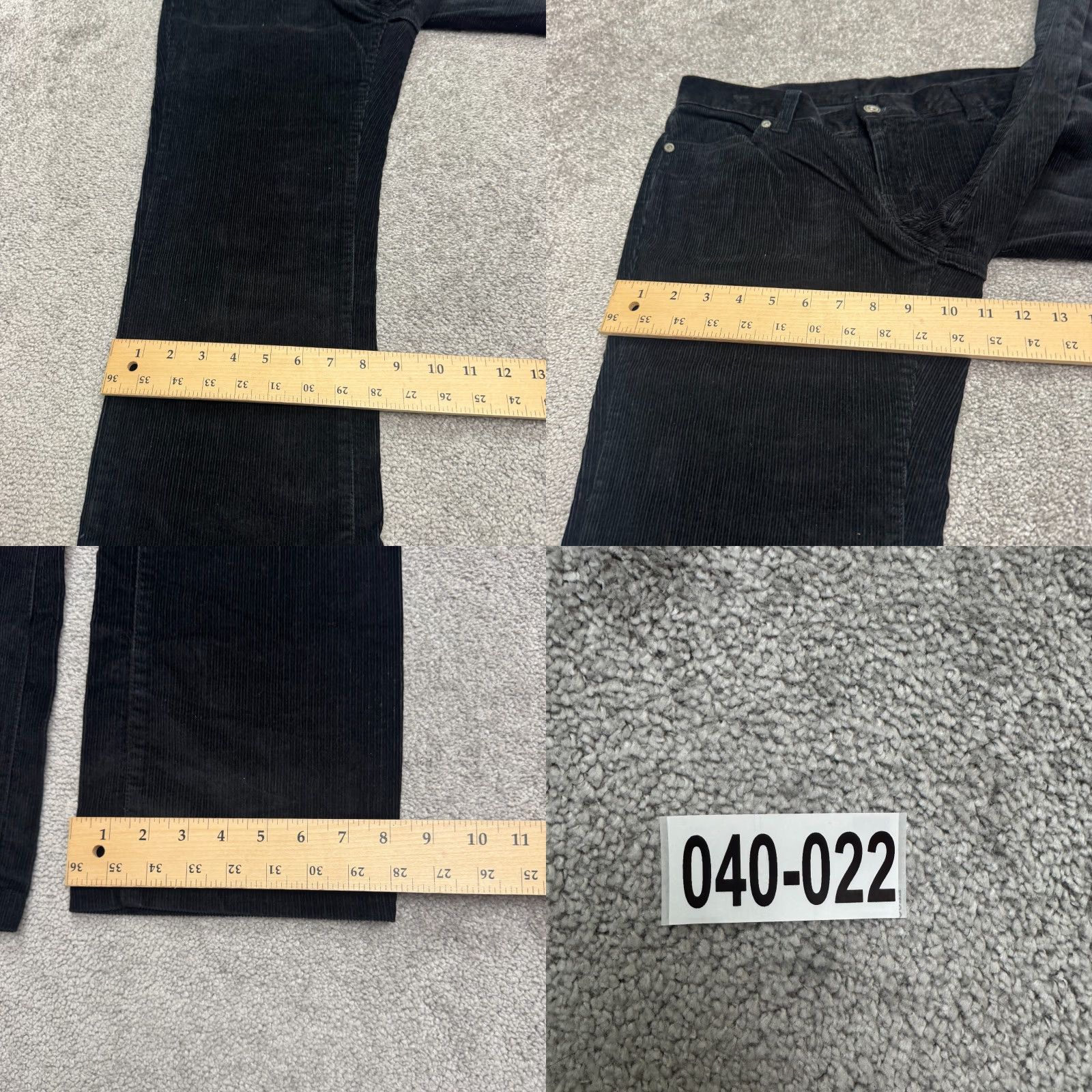 Vintage Columbia Women’s Bootcut Corduroy Pants 6 Black Cotton Mid Rise Classic Outdoor Size 28" / US 6 / IT 42 - 9 Thumbnail