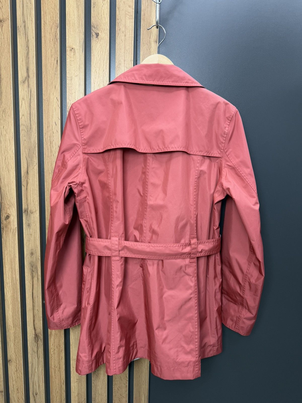 Barbour Barbour Oak Reversible Trench Coat Jacket Women’s Size L / US 10 / IT 46 - 13 Thumbnail