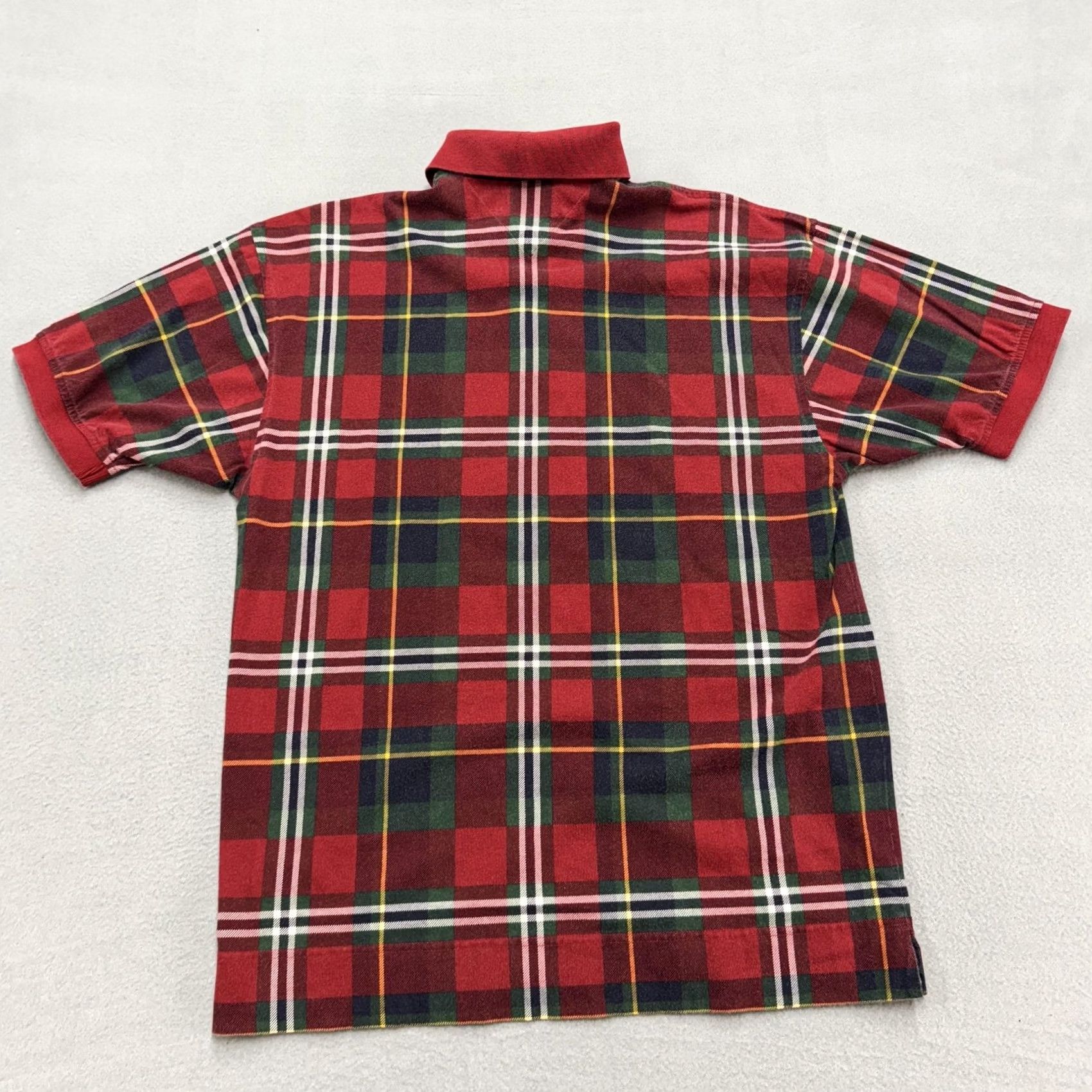 Tommy Hilfiger Tommy Hilfiger Polo Shirt Mens Medium Red Plaid 100% Cotton Short Sleeve Polo Shirt Mens Red Plaid 100% Cotton 1980s? Size US M / EU 48-50 / 2 - 4 Thumbnail