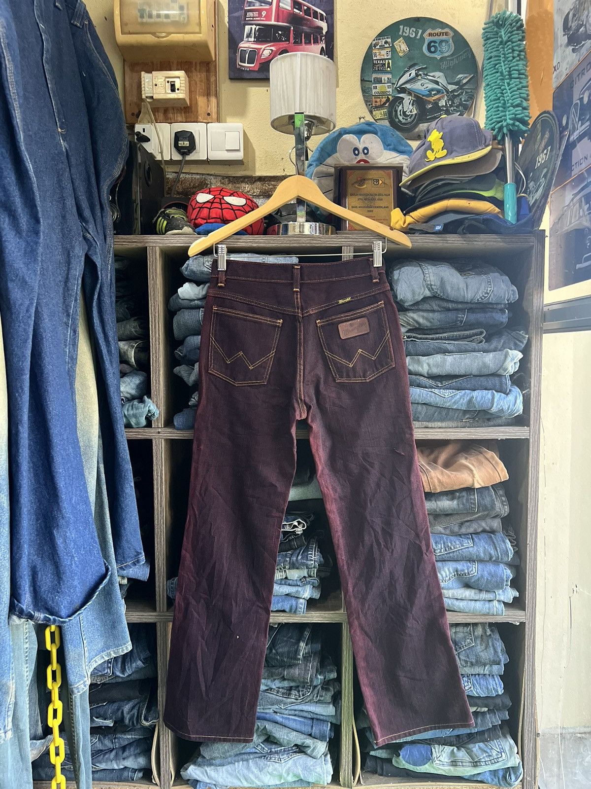 Wrangler 🔥Vintage Wrangler Western Style Two Tone Denim Size 27" / US 4 / IT 40 - 2 Thumbnail