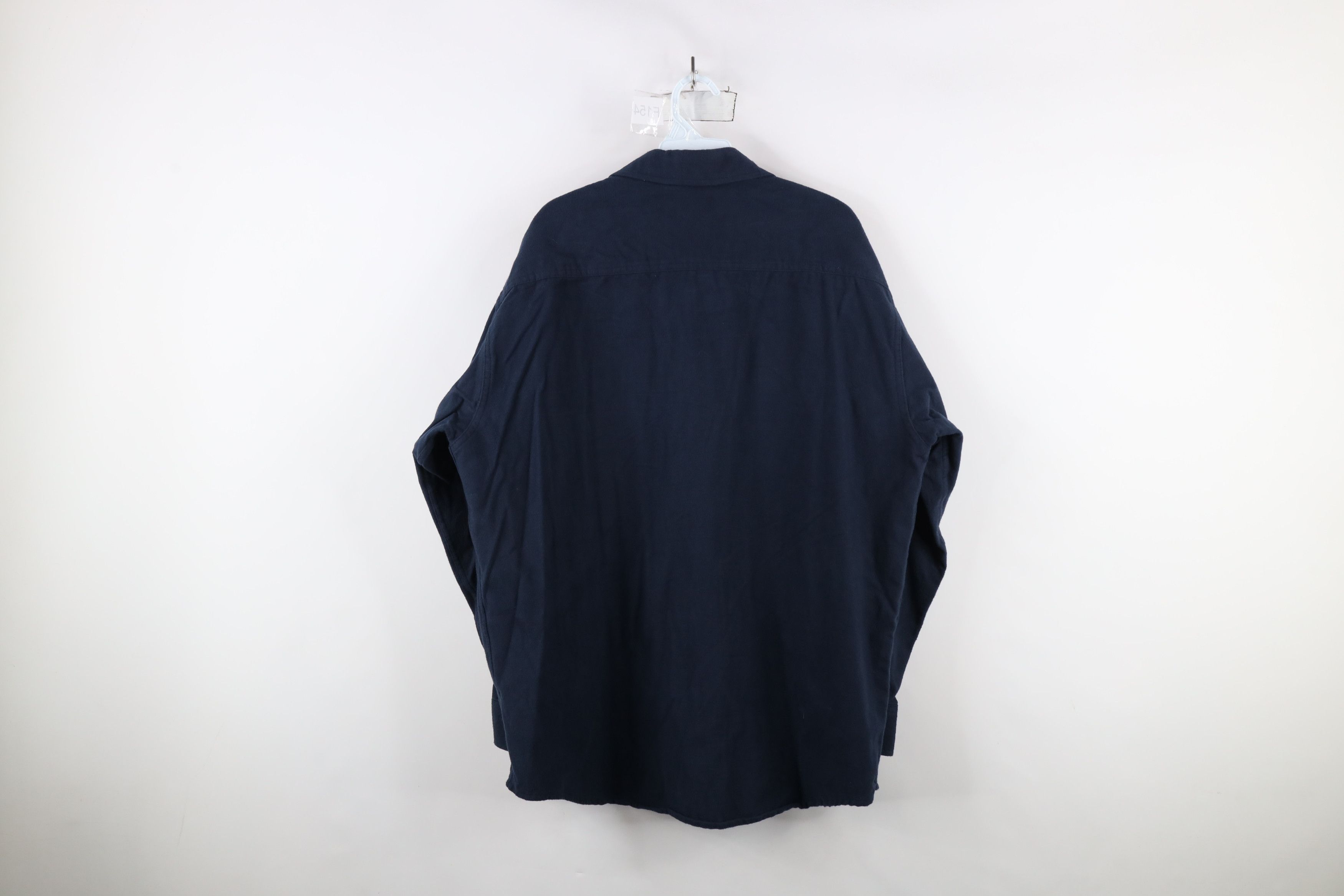 Vintage Vintage 90s Streetwear Chamois Cloth Collared Button Shirt Size US L / EU 52-54 / 3 - 12 Thumbnail