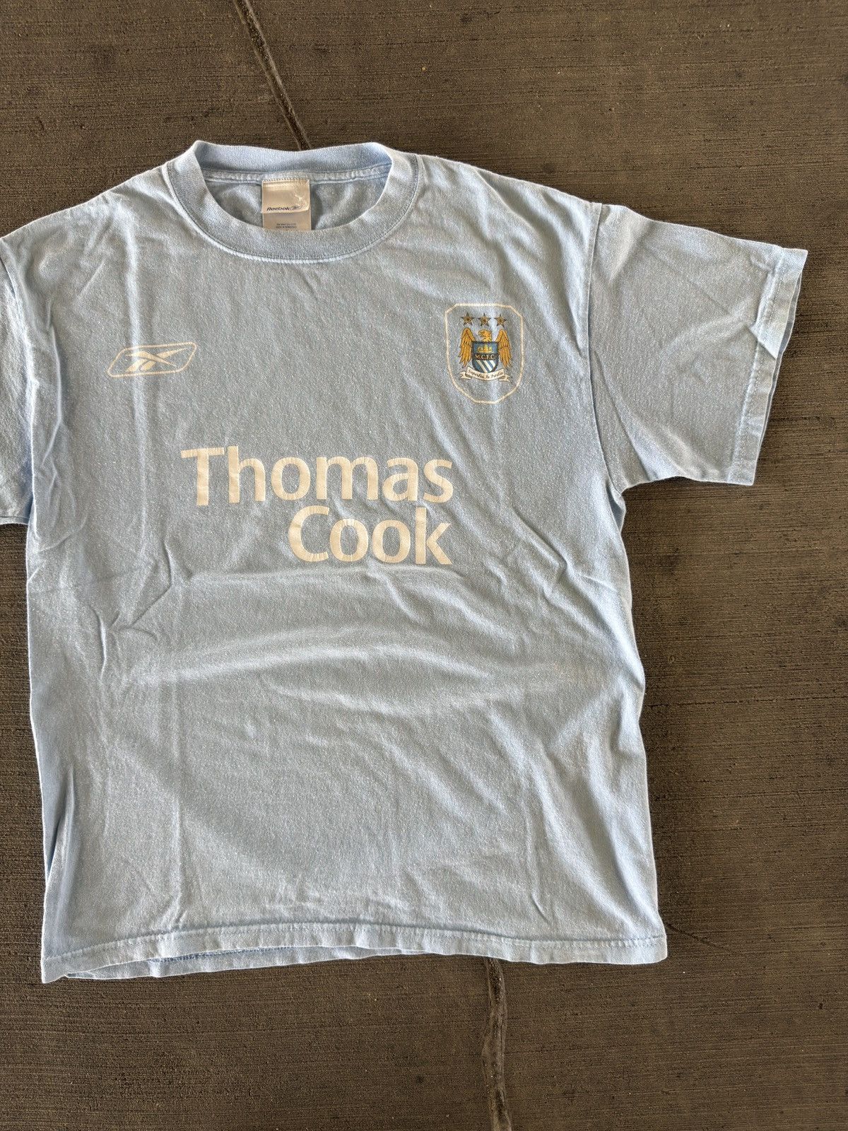 Vintage Crazy Vintage Manchester City Y2K Soccer UK Umbro T Shirt Size US M / EU 48-50 / 2 - 4 Thumbnail