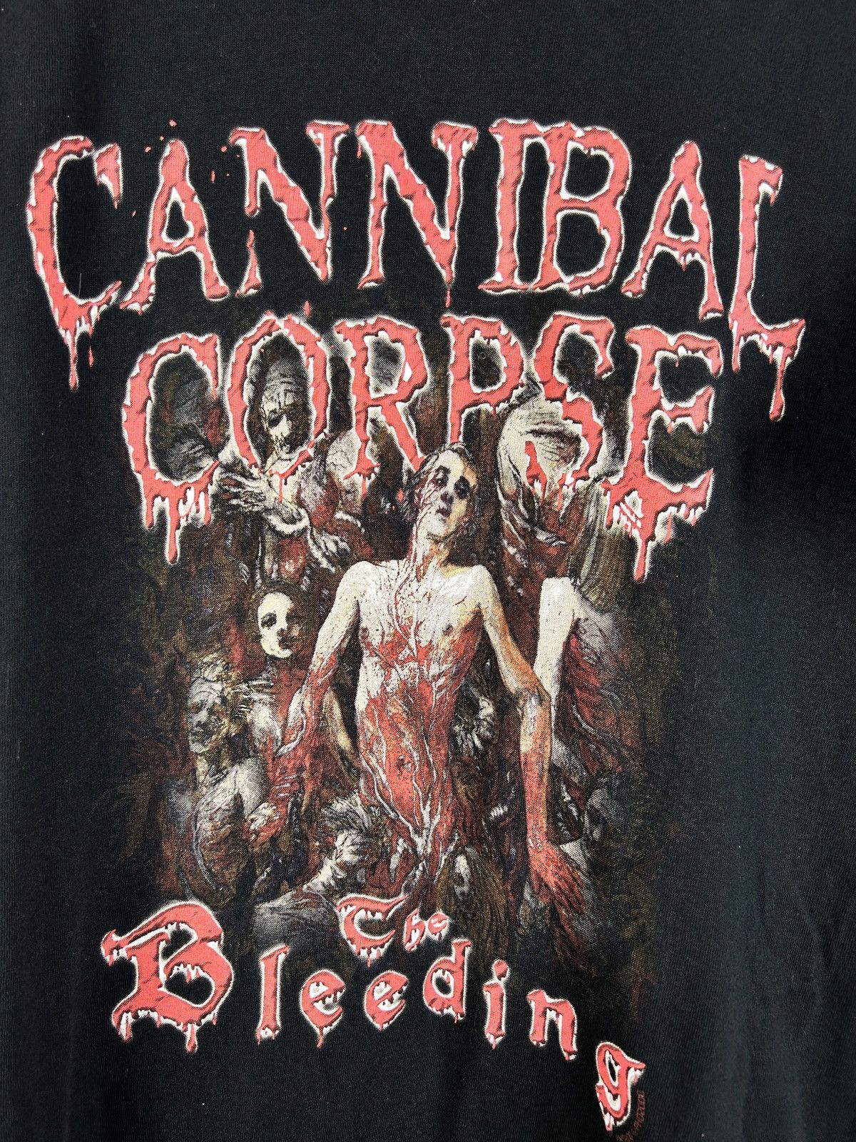 Band Tees Vintage Cannibal Corpse 2008 The Bleeding Metal T-Shirt Size US L / EU 52-54 / 3 - 2 Thumbnail