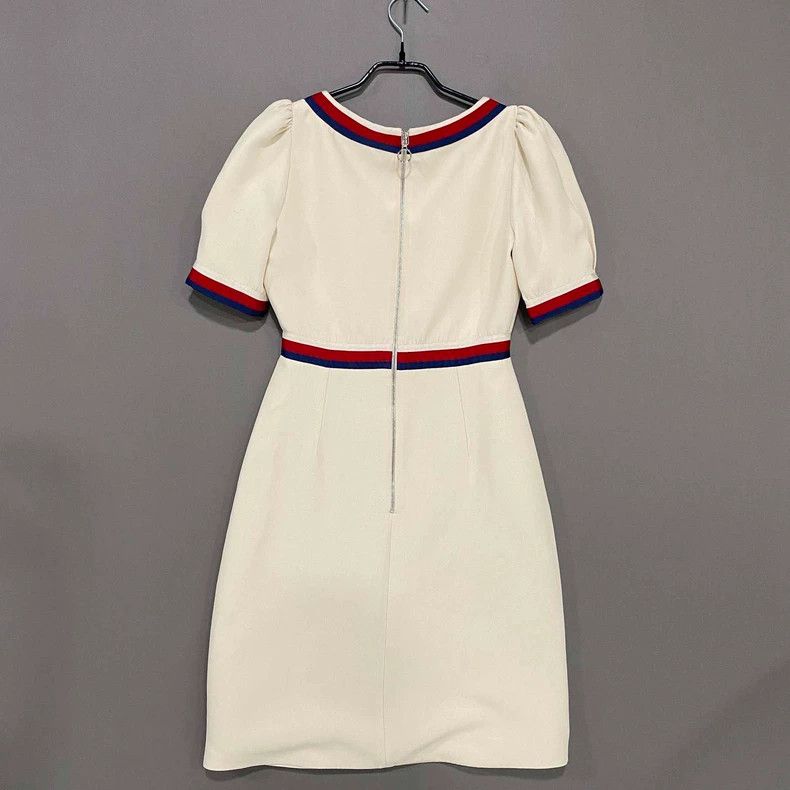 Gucci Gucci V-neck striped webbing dress Size XS / US 0-2 / IT 36-38 - 6 Thumbnail
