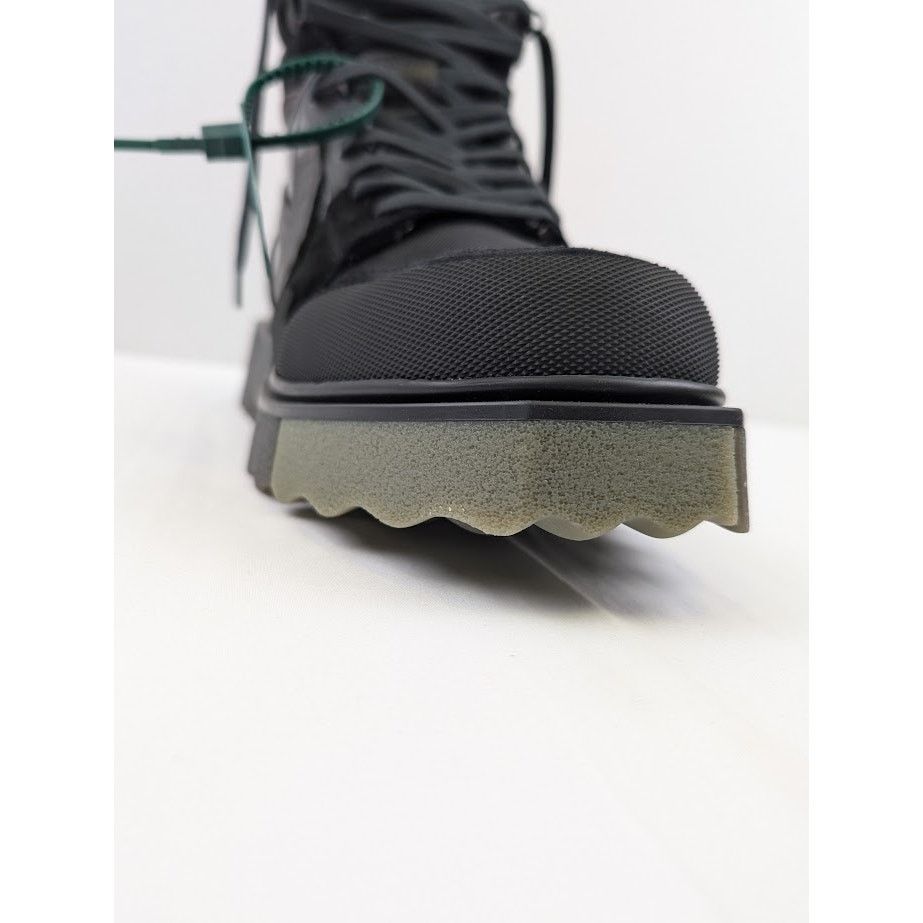 Off-White o1rshd1 Hiking Sponge Sneaker Boots in Black / Khaki Size US 9 / EU 42 - 7 Thumbnail