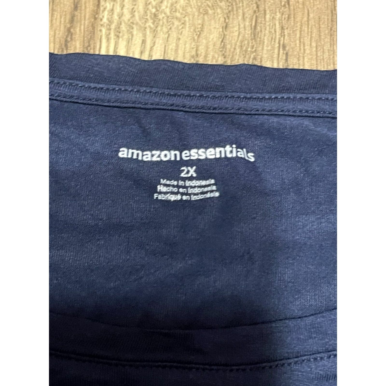 Essentials Amazon Essentials Dress Women's 2X Navy Sleeveless A-Line Short Pullover Casual Summer Spring Fall Blue Size XXL / US 16-18 / IT 52-54 - 5 Thumbnail