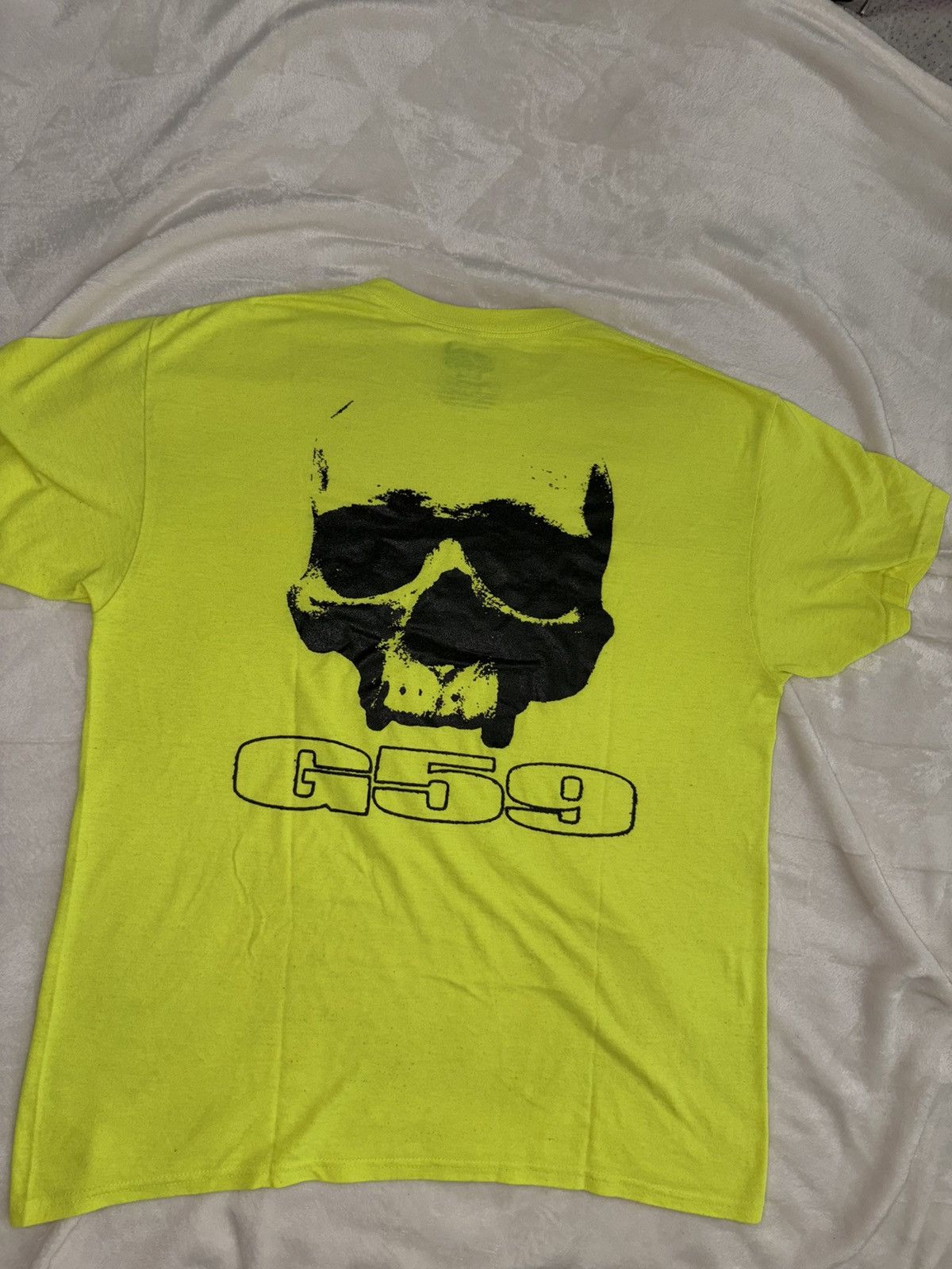 G59 Records G59 $uicideboy$ 2023 EUROPE NEON YELLOW LIMITED SHIRT Size US L / EU 52-54 / 3 - 3 Thumbnail